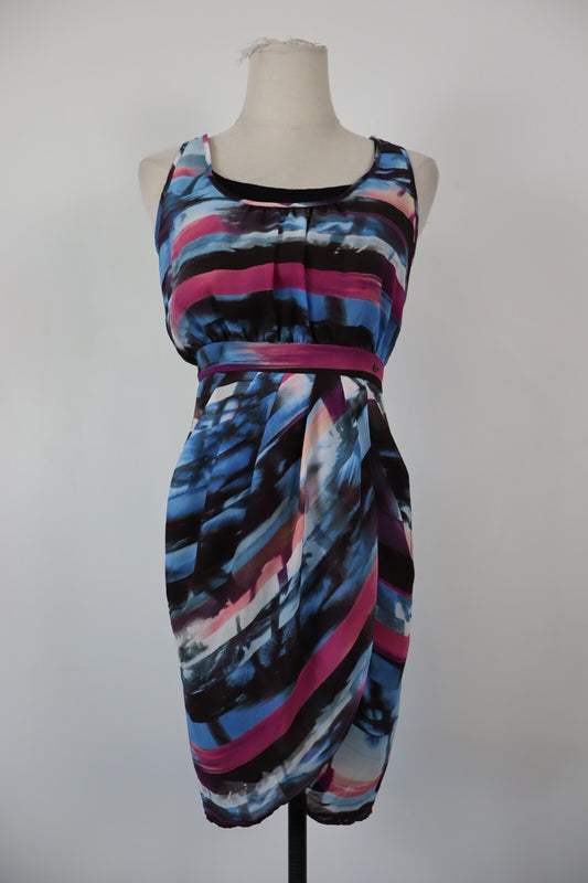 GUESS LOS ANGELES VESTITO ABITO DONNA TG. 38 / 2 WOMAN CASUAL VINTAGE DRESS