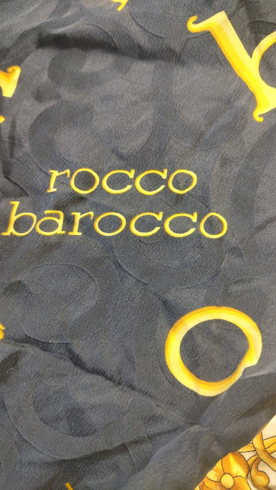 ROCCOBAROCCO FOULARD 100% SILK SETA SCARVES SCARF SQUARE MADE IN ITALY