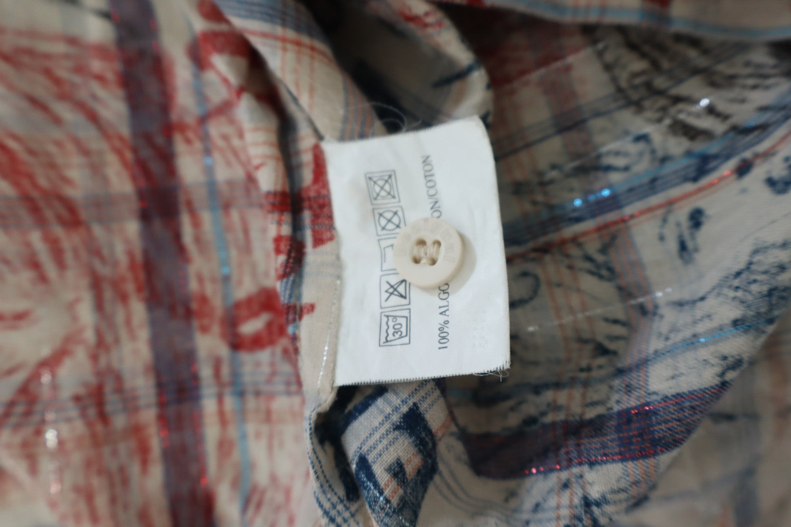 DESIGUAL CAMICIA DONNA TG. 38 WOMAN SHIRT CASUAL VINTAGE COTONE