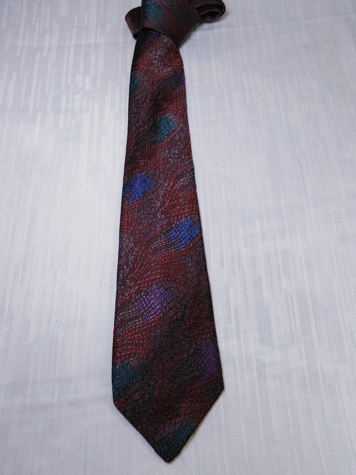 LUCIANO SOPRANI 100% SILK TIE SETA CRAVATTA NECKTIE MADE IN ITALY
