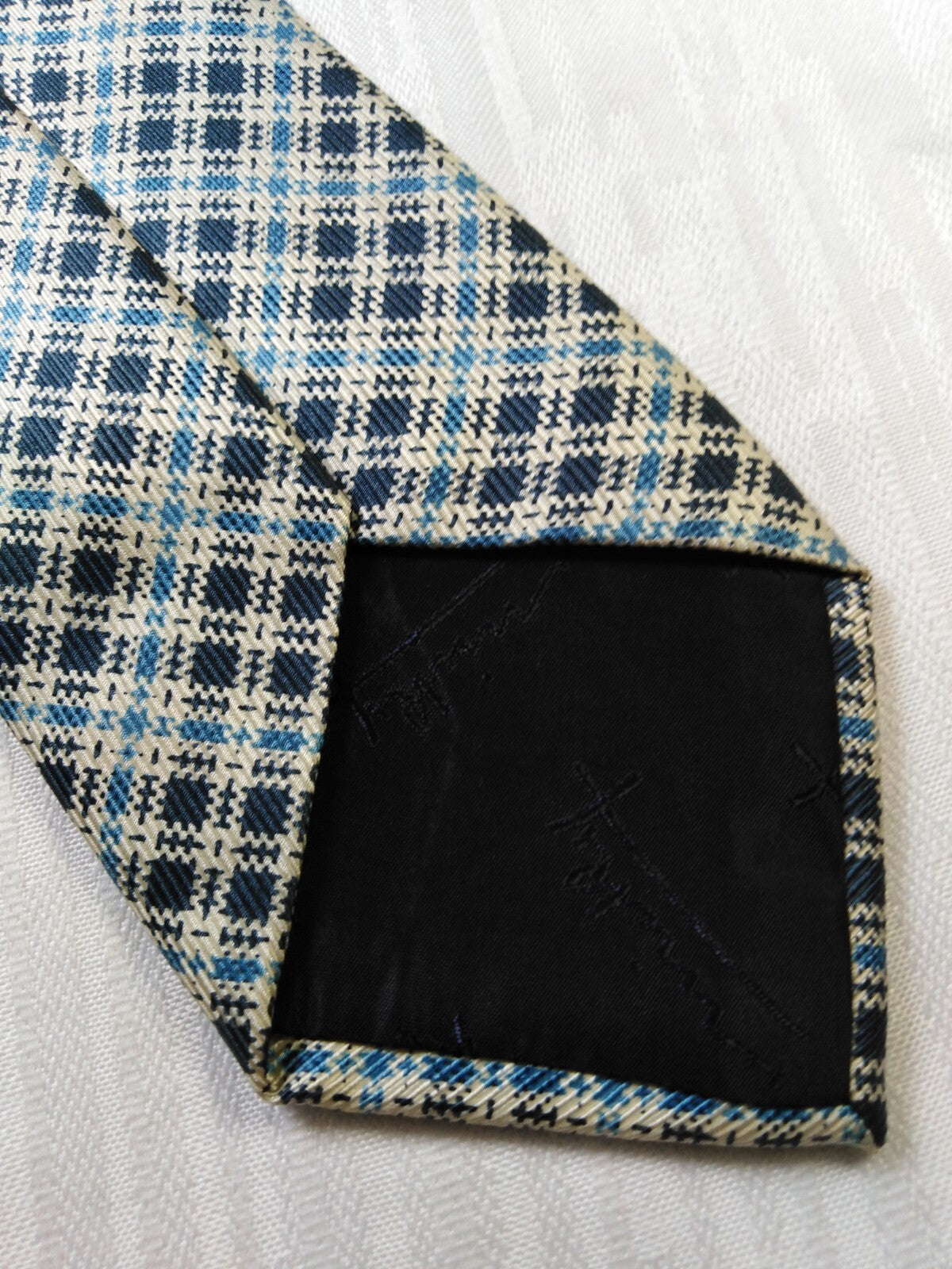 MICKY 100% SETA SILK TIE CRAVATTA NECKTIE ITALY VINTAGE CLASSIC