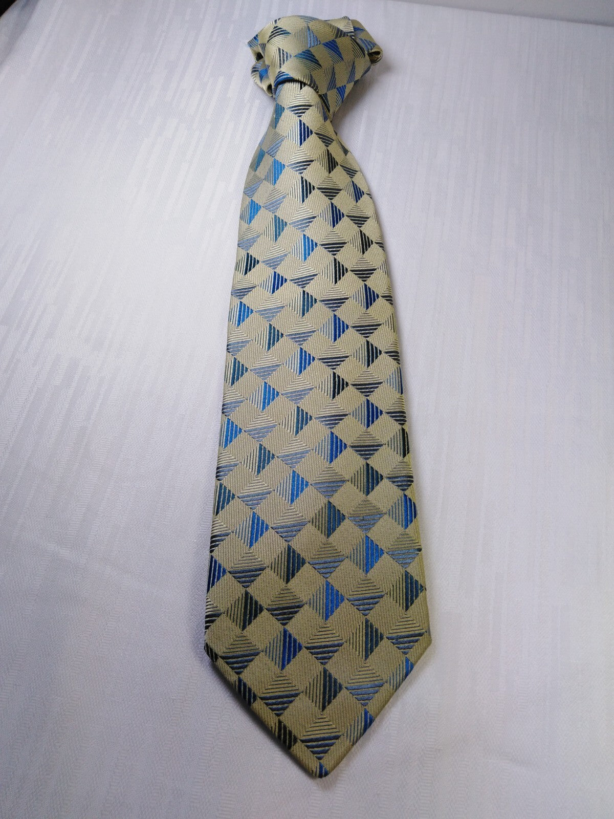 PROVENZALE NAPOLI SETA SILK TIE CRAVATTA NECKTIE ITALY VINTAGE SELF TIPPED