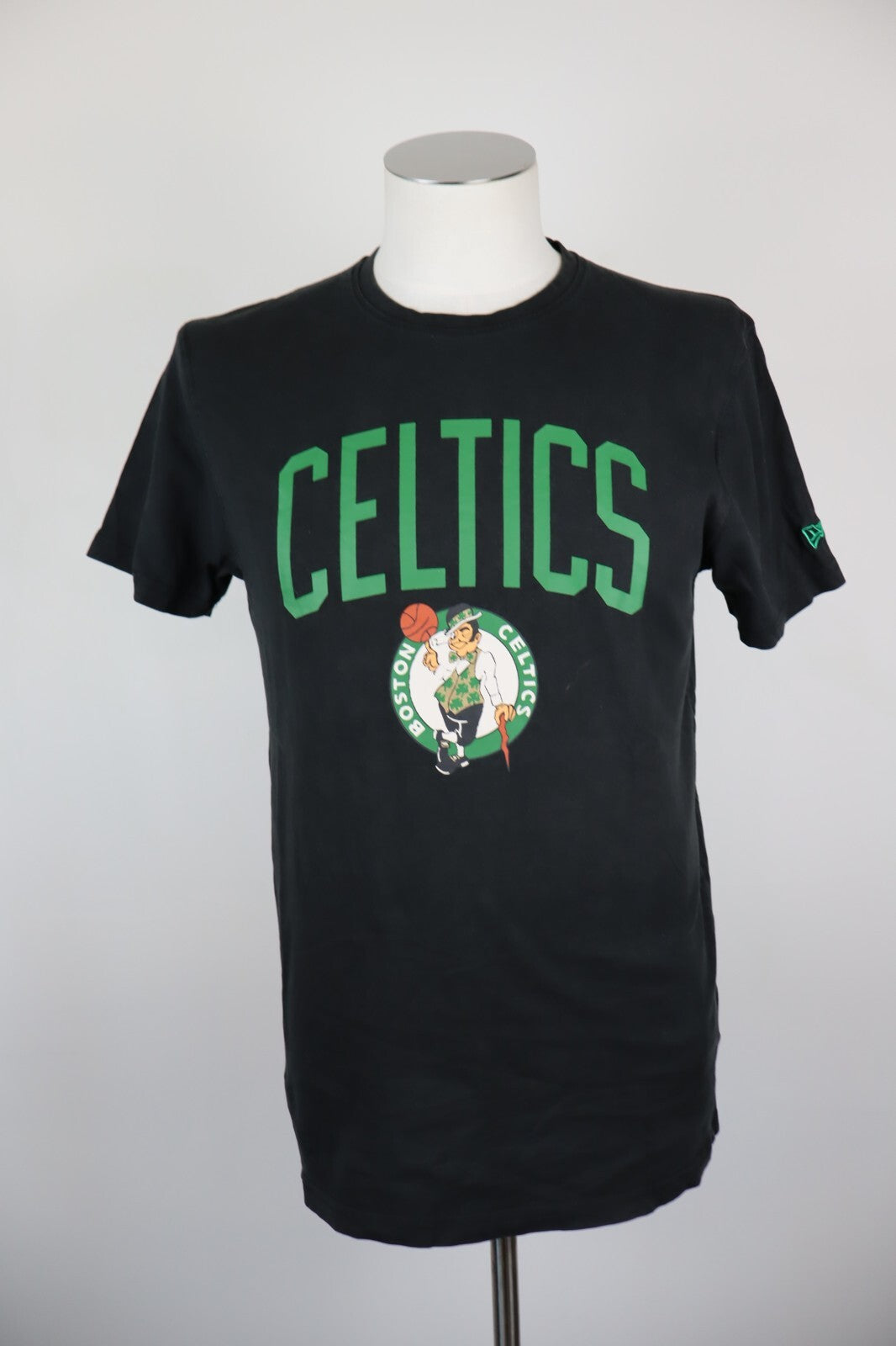 NEW ERA BOSTON CELTICS MAGLIA UOMO TG M MAN T-SHIRT CASUAL VINTAGE COTONE COTTON