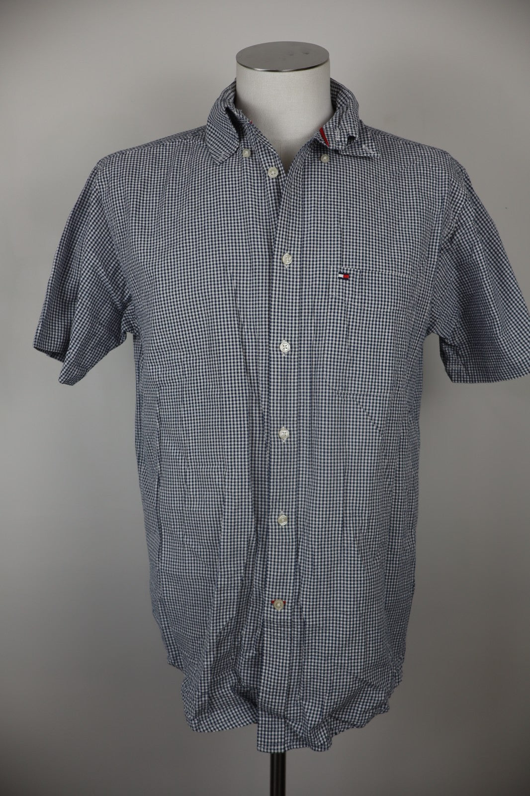 TOMMY HILFIGER CAMICIA UOMO TG. M MAN CASUAL SHIRT VINTAGE SHIRT COTONE COTTON