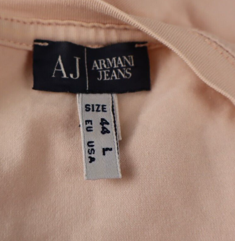 AJ ARMANI JEANS MAGLIA DONNA TG. 44 WOMAN CASUAL VINTAGE T-SHIRT COTONE COTTON