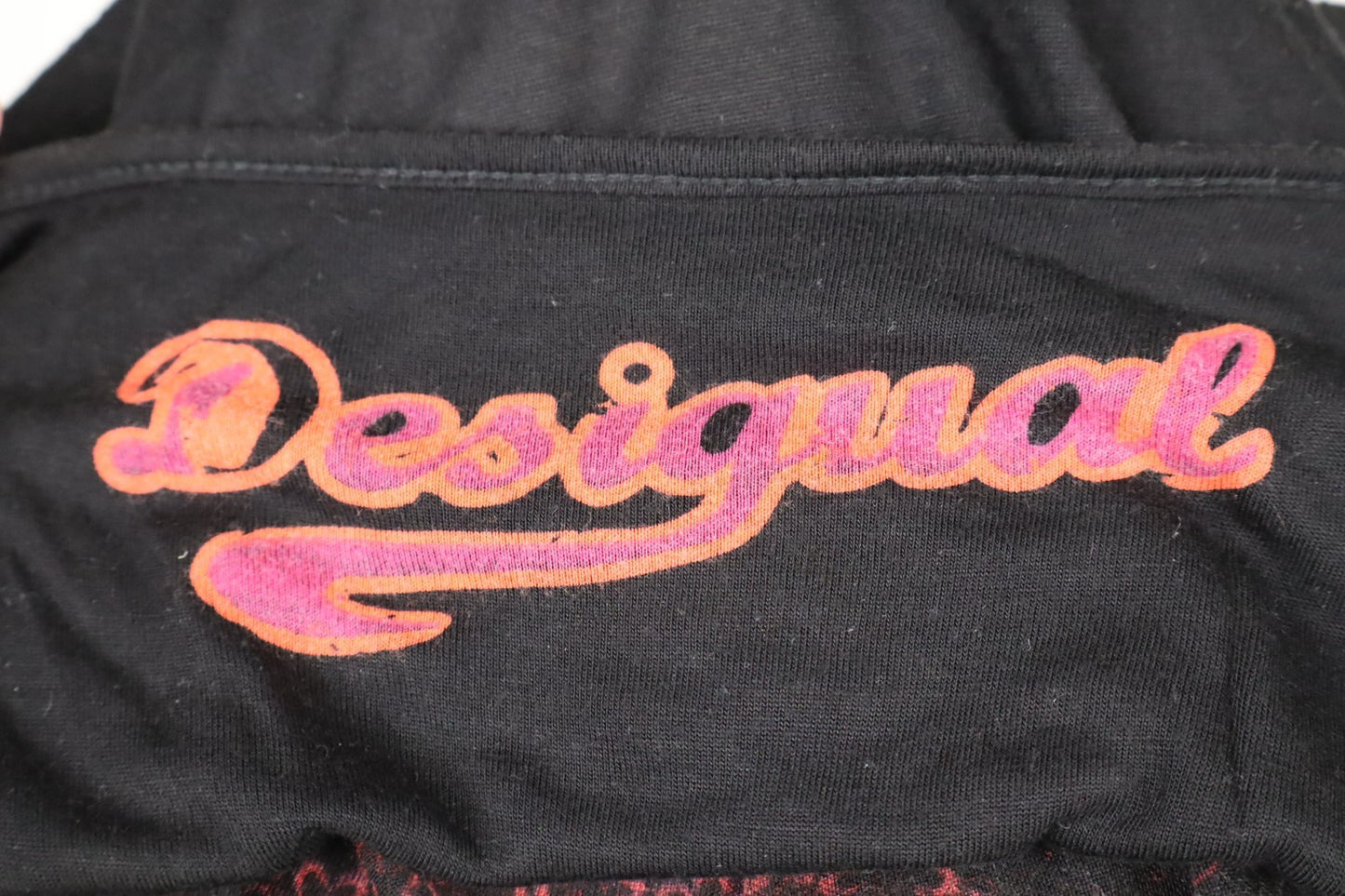 DESIGUAL VESTITO DONNA TG. S WOMAN CASUAL VINTAGE DRESS ABITO COTONE