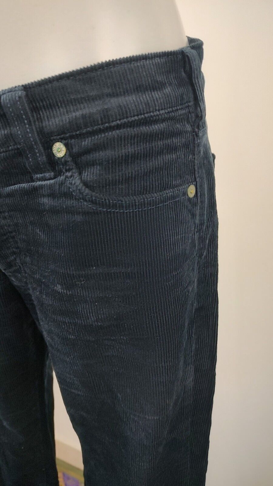ARMANI JEANS PANTALONE CASUAL DONNA W28 WOMAN VINTAGE PANTS VELLUTO