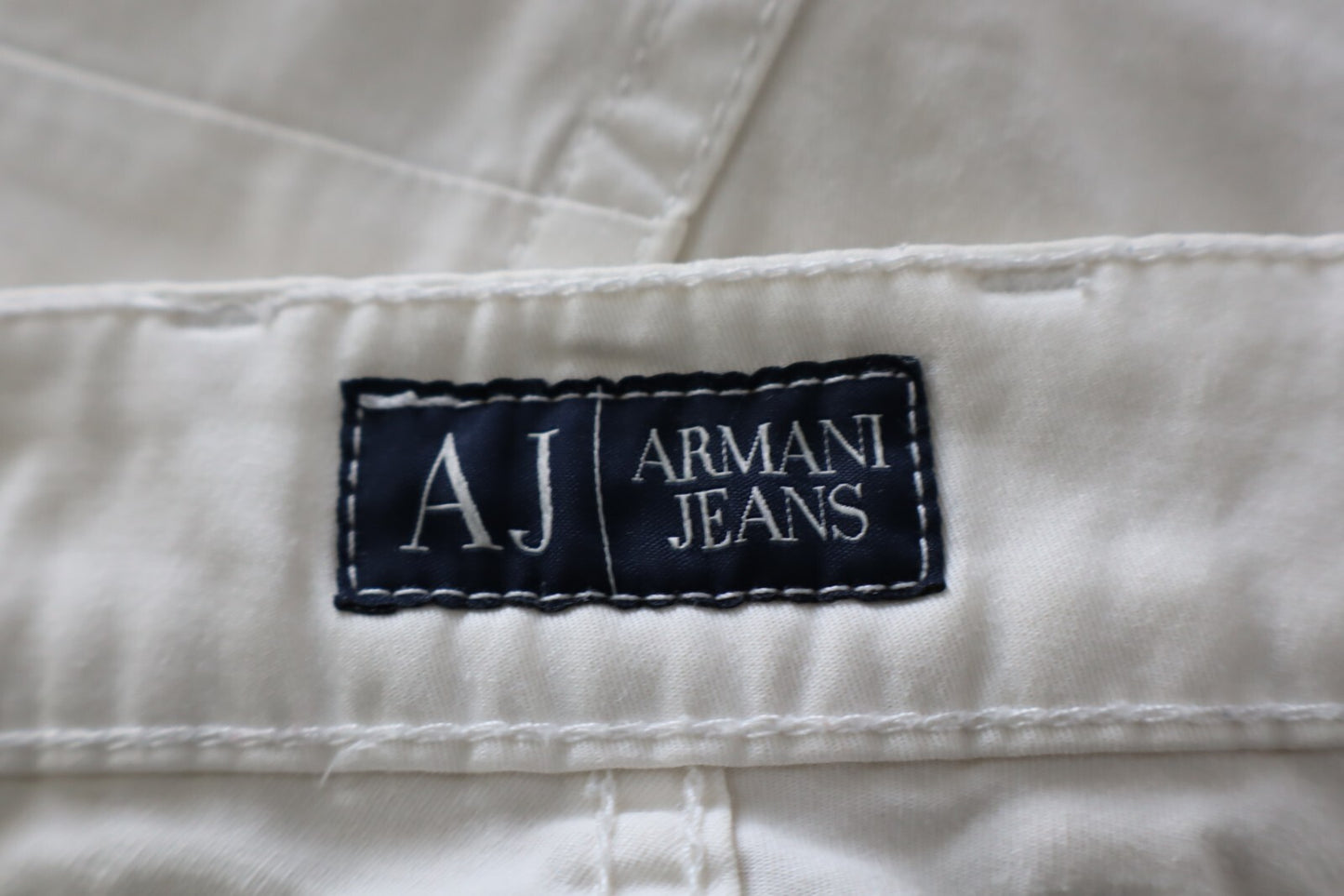 AJ ARMANI JEANS PANTALONI BERMUDA UOMO TG. 31 MAN PANTS CASUAL VINTAGE COTONE