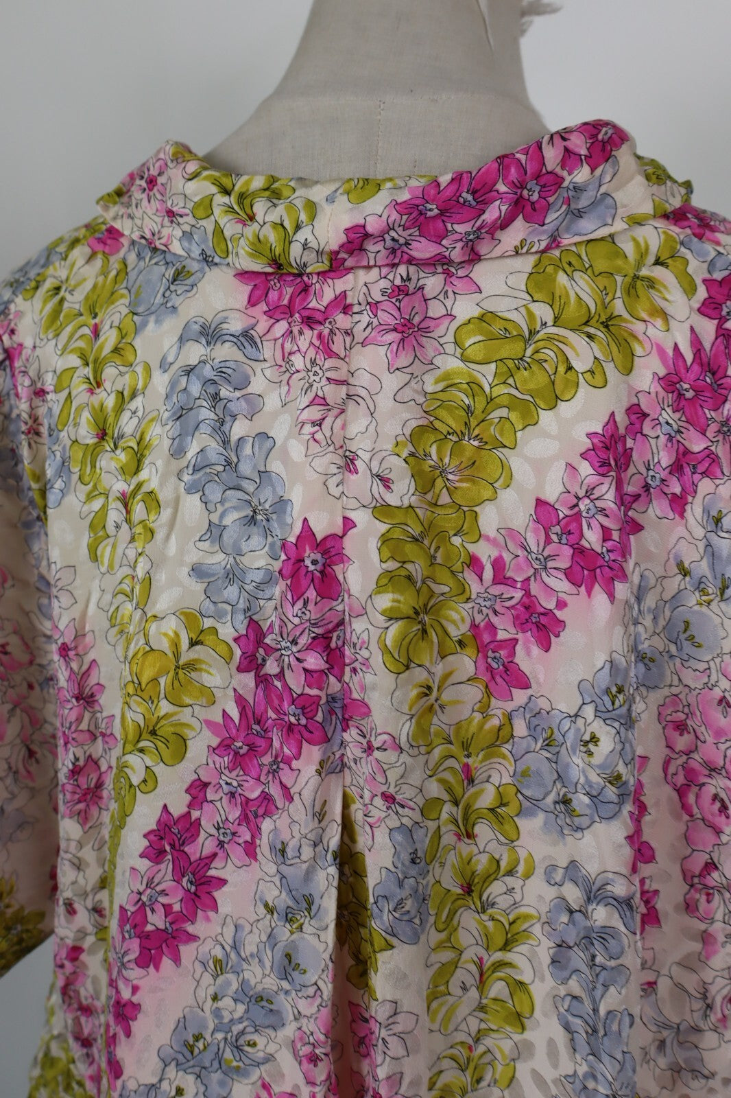 RENATO BALESTRA VESTITO ABITO DONNA TG. S WOMAN CASUAL VINTAGE DRESS ITALY SETA