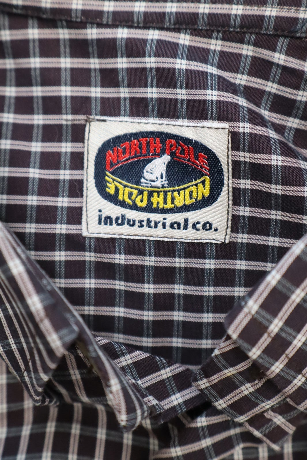 NORTH POLE CAMICIA UOMO TG M MAN SHIRT CASUAL VINTAGE COTONE