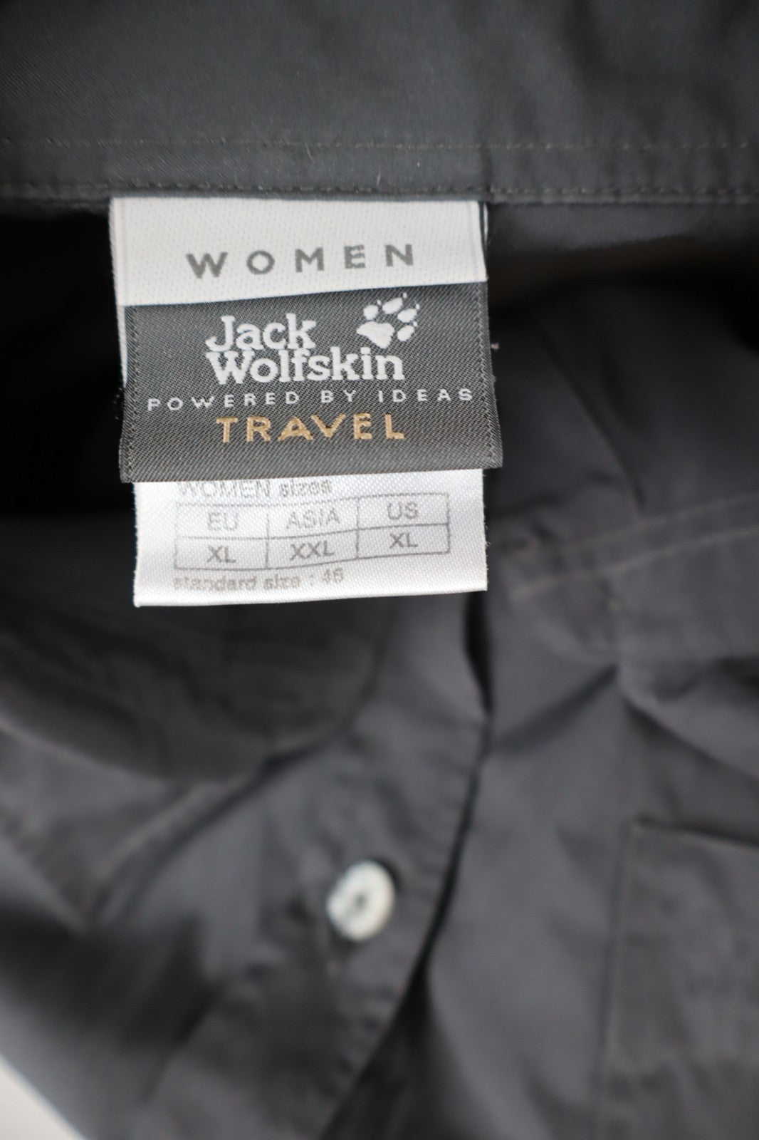 JACK WOLFSKIN CAMICIA DONNA TG. XL WOMAN SHIRT CASUAL VINTAGE