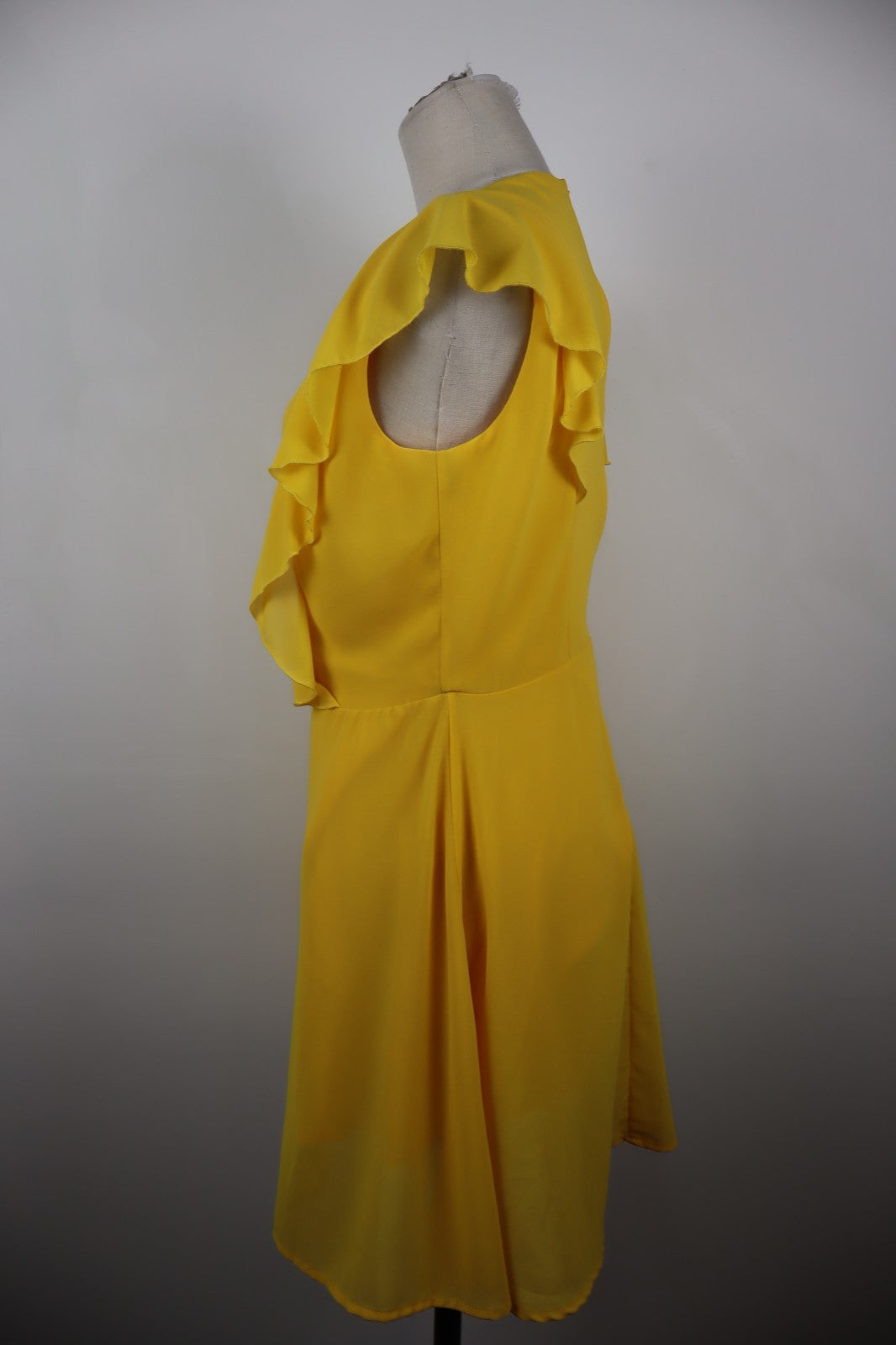 GAUDI' VESTITO SMANICATO DONNA TG. 42 WOMAN CASUAL VINTAGE DRESS POLI VISCOSA