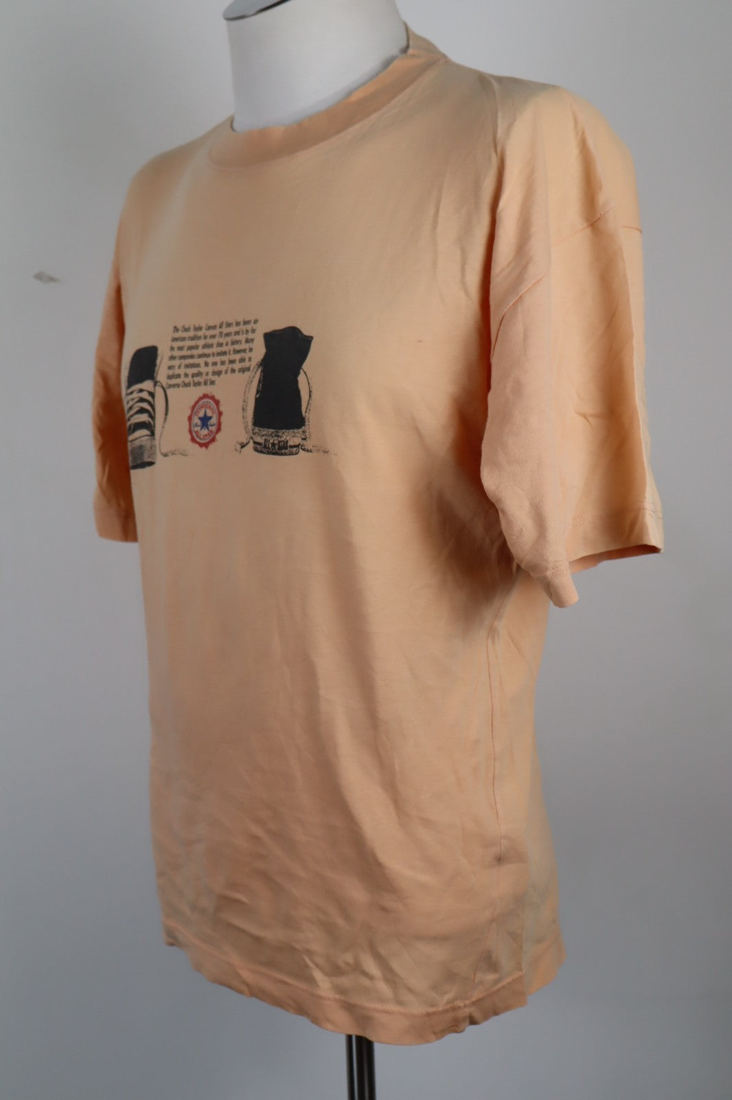 CONVERSE ALL STAR MAGLIA UOMO TG. L MAN T-SHIRT CASUAL VINTAGE COTONE