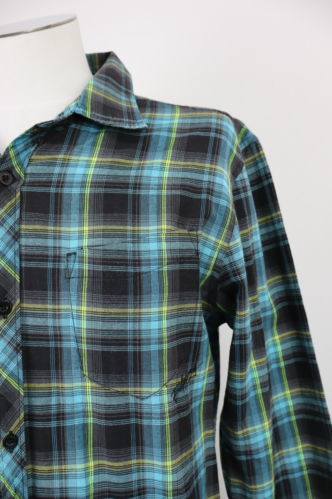 BILLABONG CAMICIA UOMO COTONE TG. S MAN CASUAL VINTAGE COTTON SHIRT