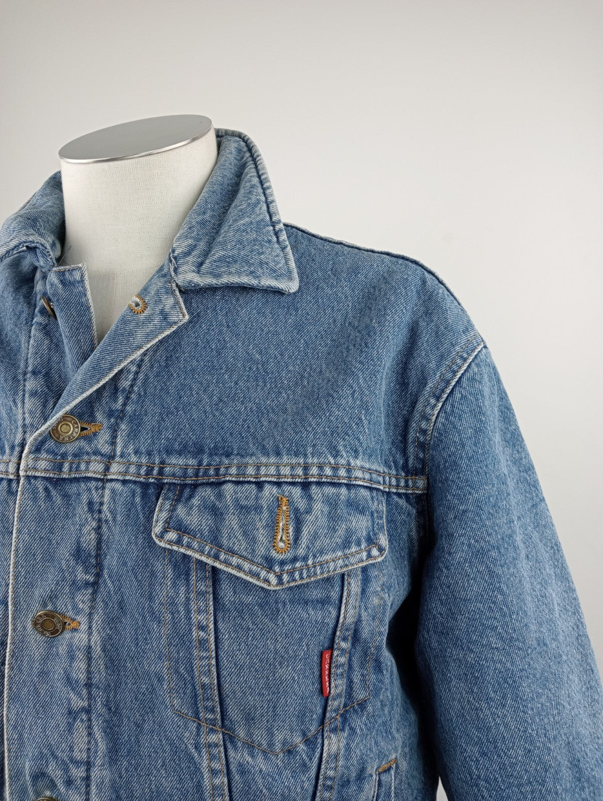 CARRERA GIUBBINO JEANS DENIM GIACCA UOMO S MAN CASUAL JACKET VINTAGE