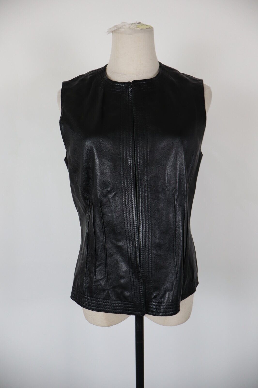 PENNY BLACK GIUBBINO PELLE DONNA 46 LEATHER WOMAN JACKET CASUAL SENZA MANICHE