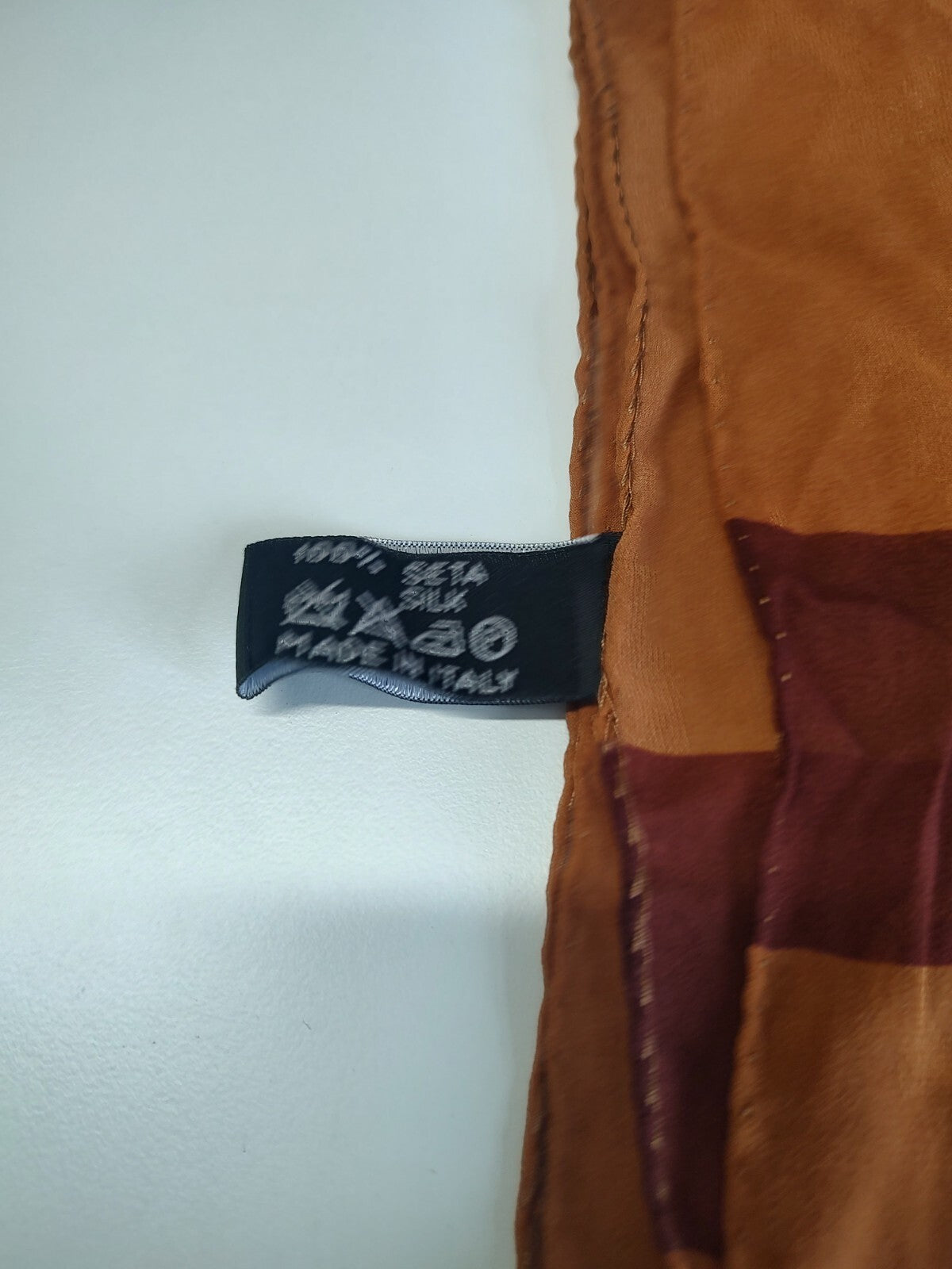 ROCCOBAROCCO FOULARD SCARVES SCARF RECTANGLE 100% SETA MADE IN ITALY