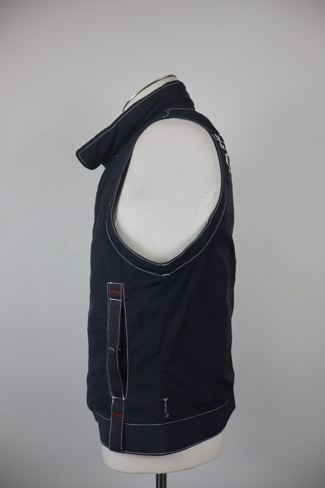 ARMANI JEANS GIUBBINO SMANICATO GILET UOMO TG 46 MAN CASUAL VINTAGE JACKET