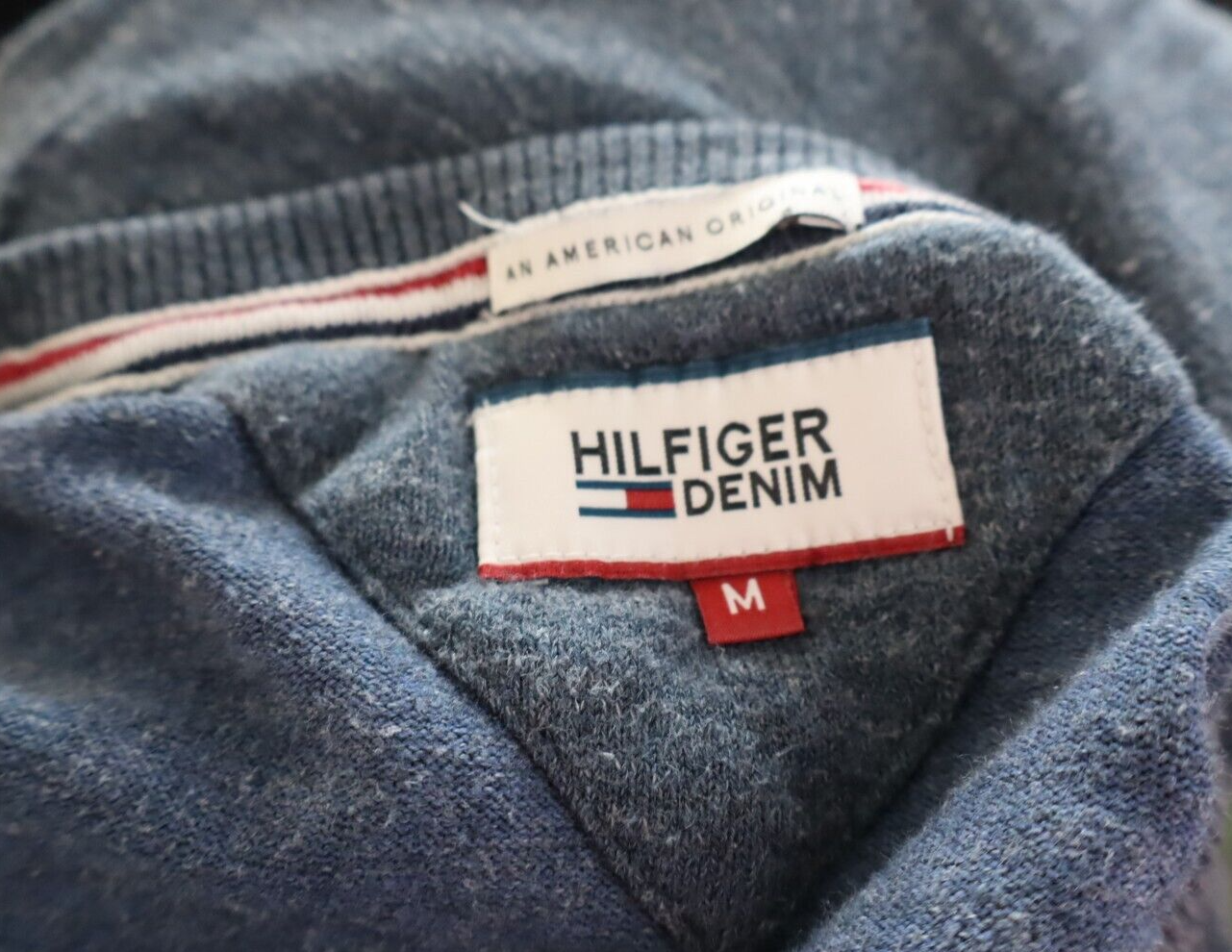 TOMMY HILFIGER MAGLIONE VINTAGE UOMO COTONE Tg. M MAN COTTON SWEATER CASUAL