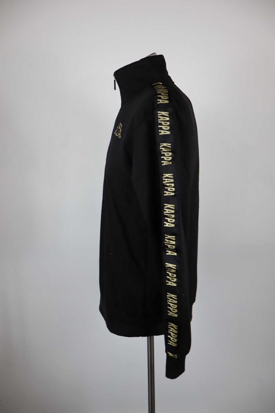 KAPPA FELPA ZIP MAGLIA UOMO Tg M MAN SWEATSHIRT CASUAL VINTAGE COTONE