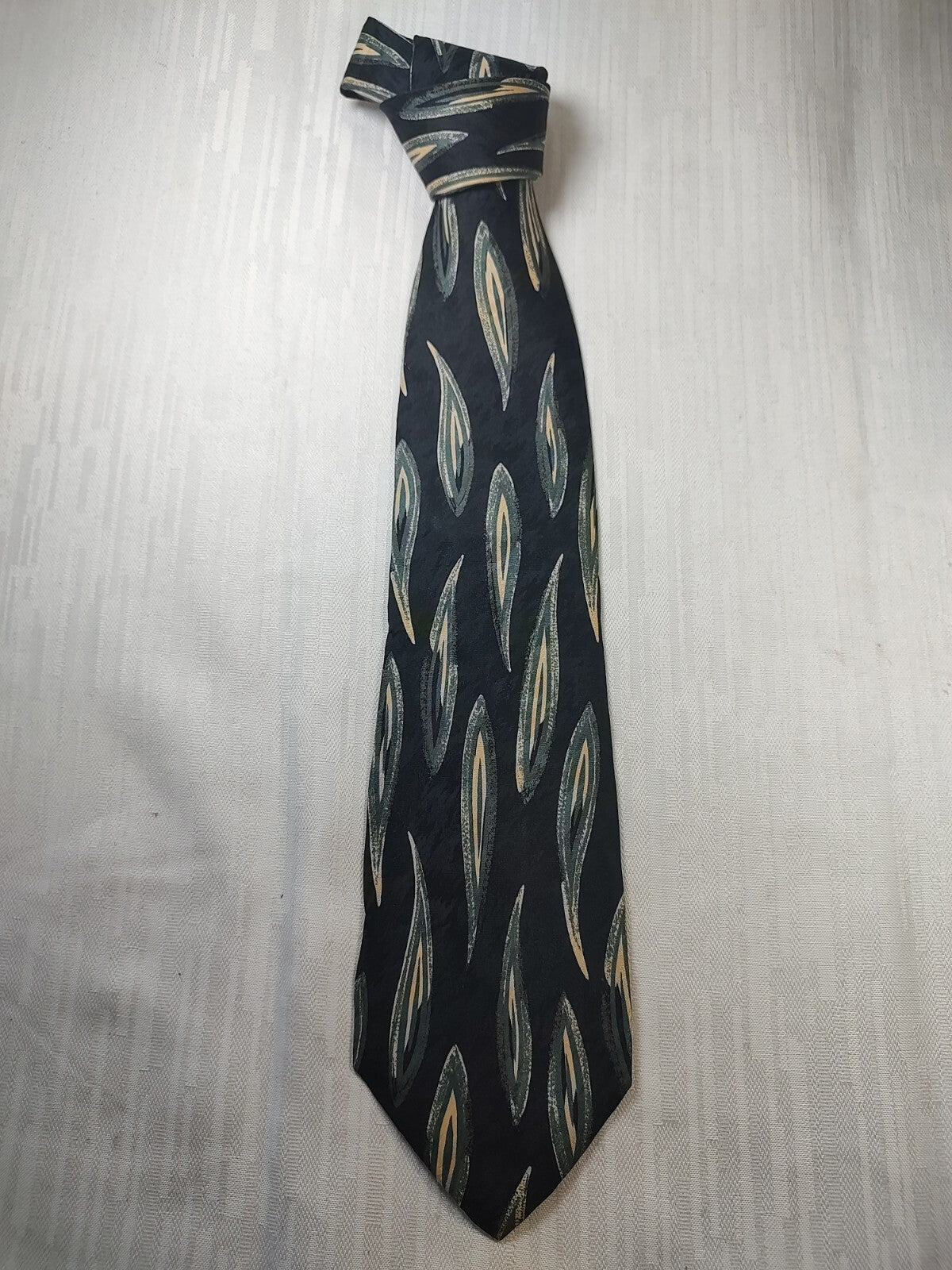 GALLIENI 100% SILK TIE SETA CRAVATTA NECKTIE MADE IN ITALY CLASSIC
