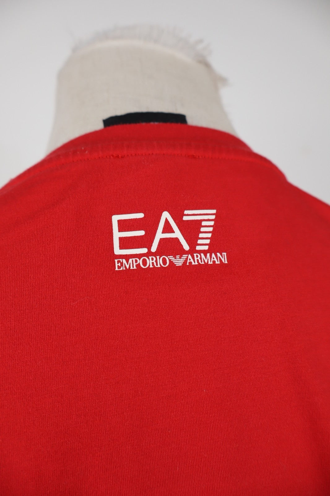 EA7 EMPORIO ARMANI MAGLIA COTONE DONNA TG. XS WOMAN CASUAL VINTAGE T-SHIRT LOGO