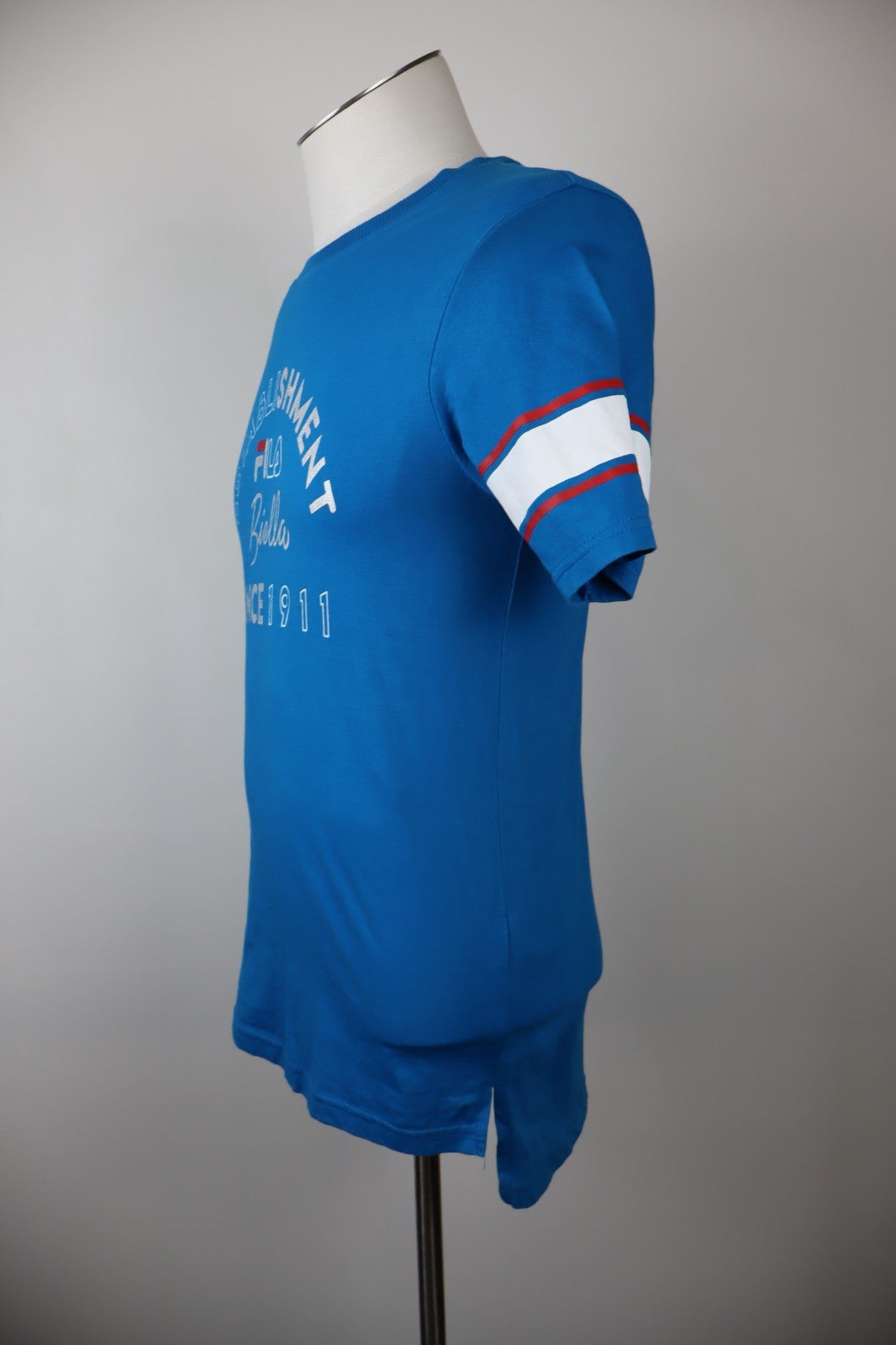 FILA MAGLIA UOMO TG. M MAN T-SHIRT VINTAGE CASUAL LOGO ITALY COTONE