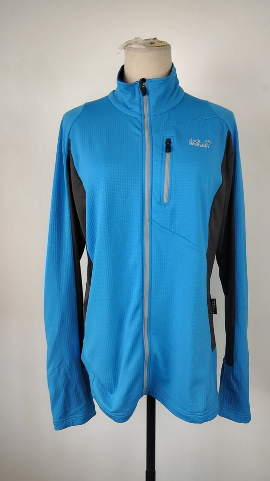 JACK WOLFSKIN FELPA TECNICA DONNA  L WOMAN CASUAL VINTAGE SPORT SWEATSHIRT PILE
