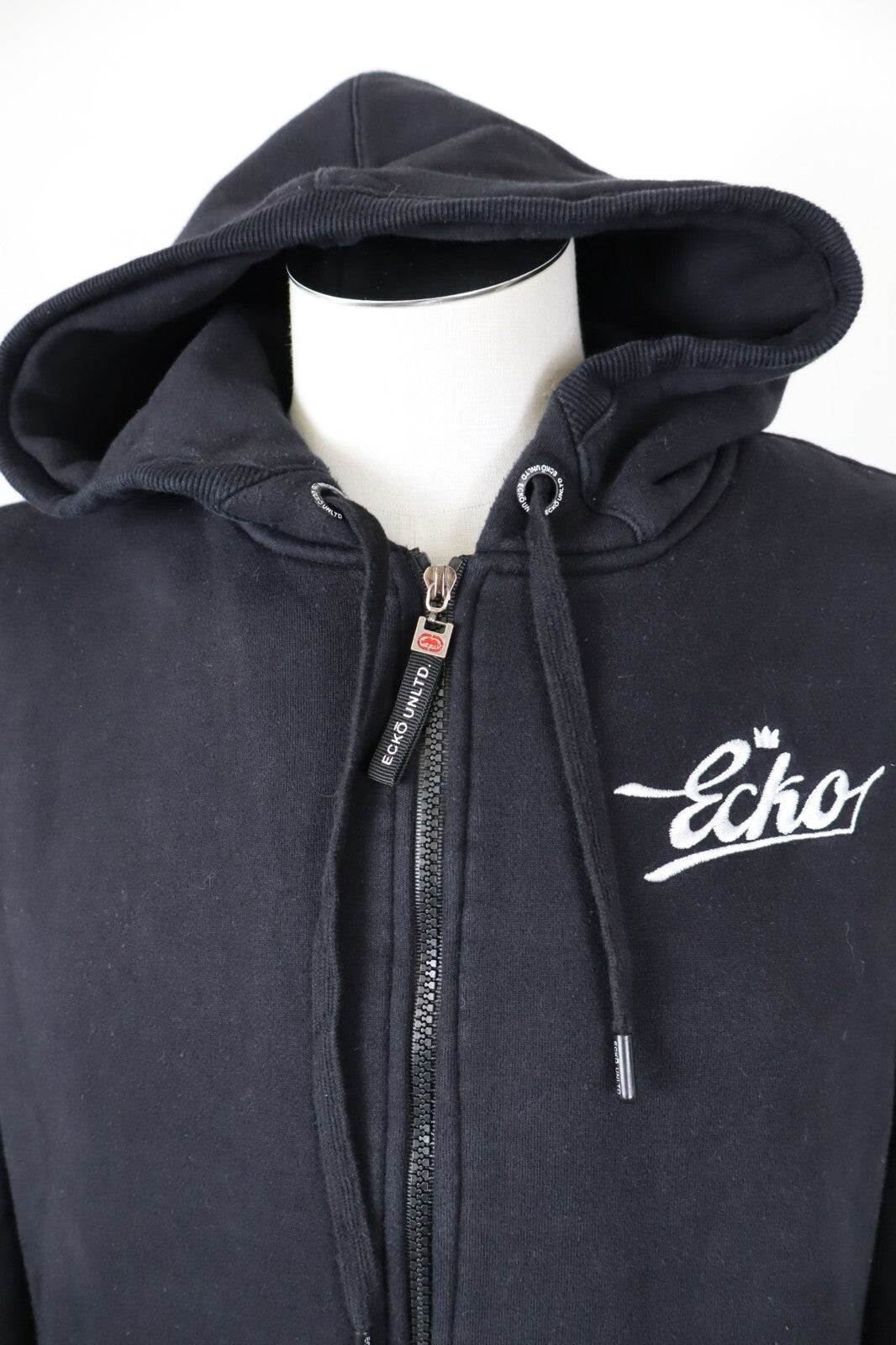ECKO UNLTD FELPA CON ZIP MAGLIA UOMO L MAN SPORT JACKET SWEATSHIRT VINTAGE ITALY