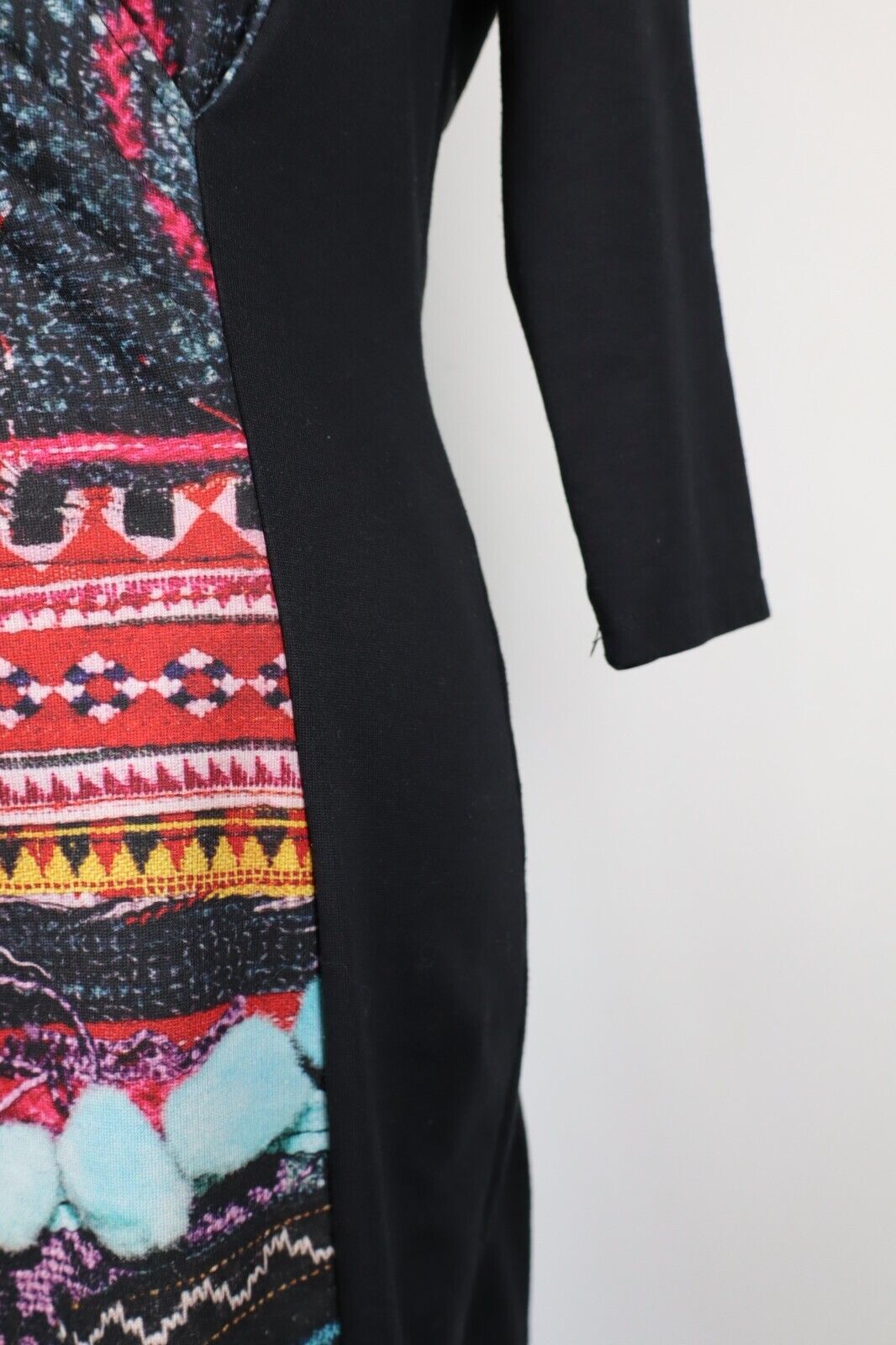 DESIGUAL VESTITO DONNA TG. M WOMAN CASUAL VINTAGE DRESS ABITO