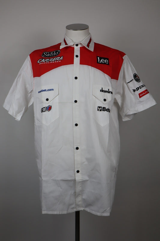 LEE RACING APRILIA CAMICIA COTONE UOMO  L MAN CASUAL VINTAGE SHIRT LOGO