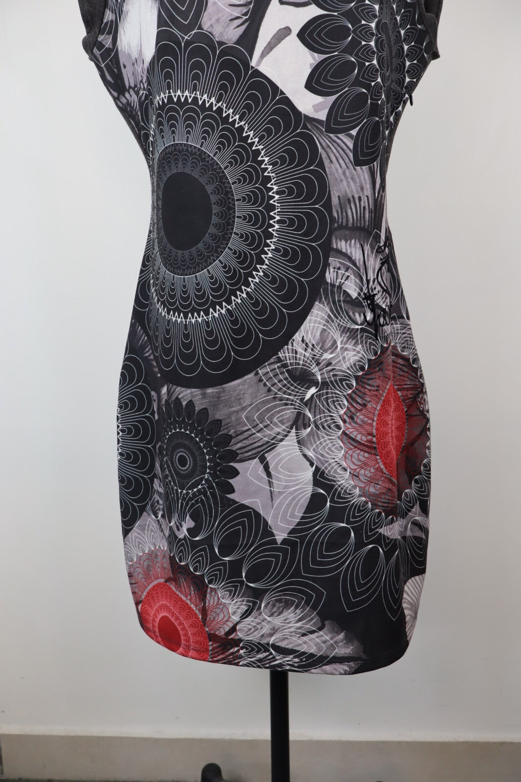 DESIGUAL YES!! VESTITO ABITO DONNA TG. XL WOMAN CASUAL VINTAGE DRESS