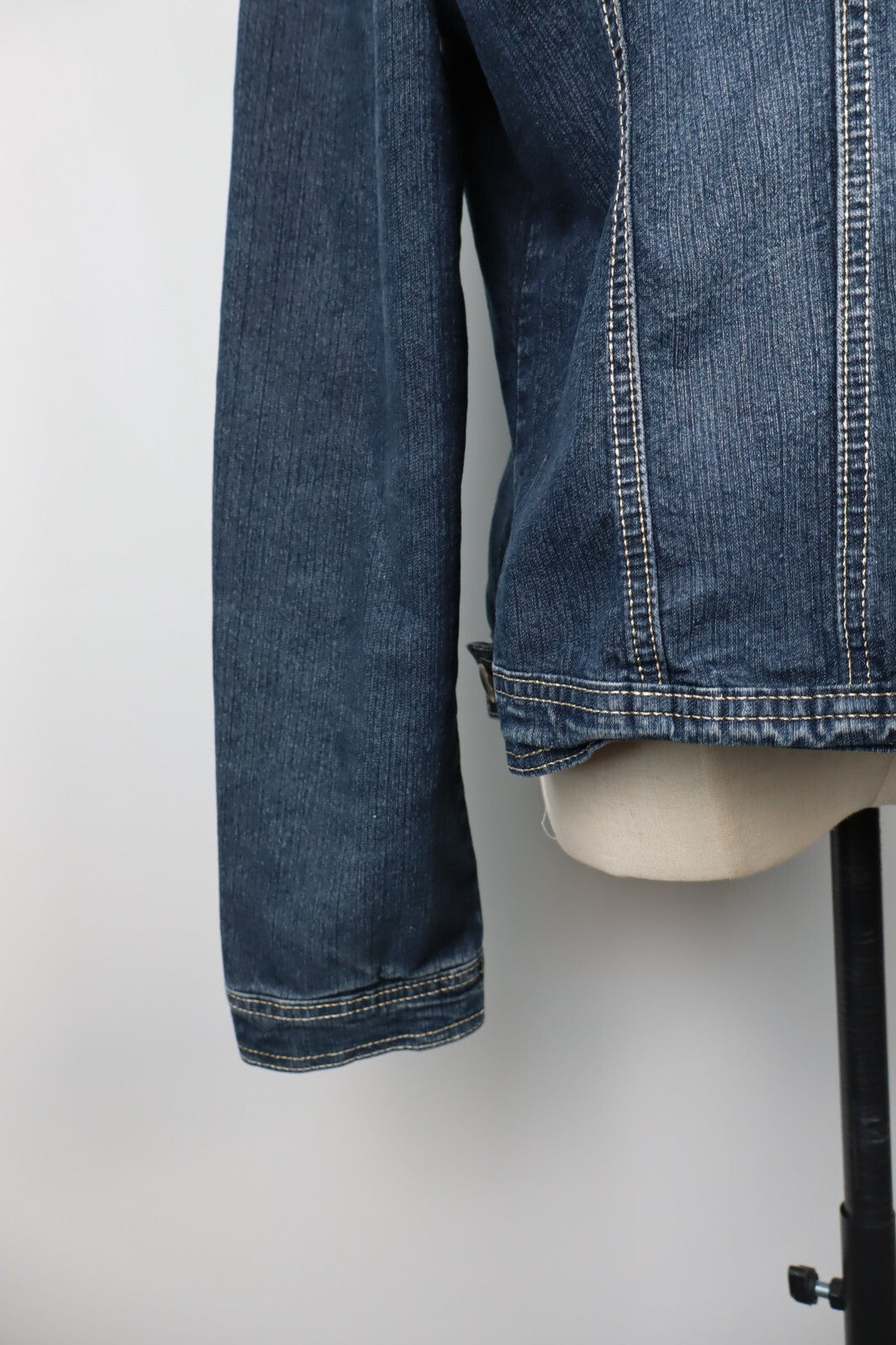 LAVINIA FONTANA GIUBBINO JEANS DENIM DONNA Tg M WOMAN CASUAL VINTAGE JACKET