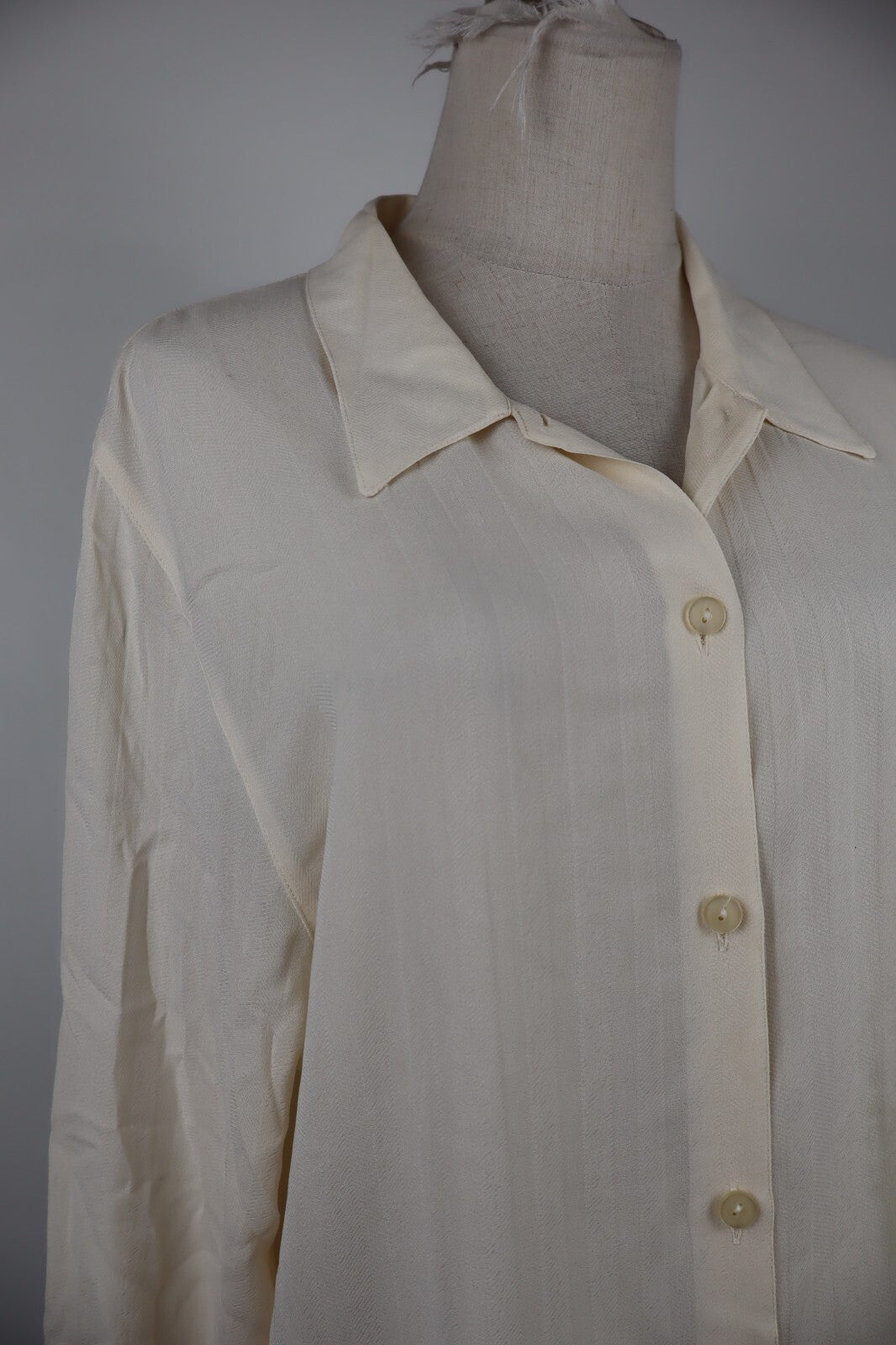 MARINA RINALDI CAMICIA DONNA TG. 25 WOMAN SHIRT CASUAL VINTAGE SETA SILK SOIE