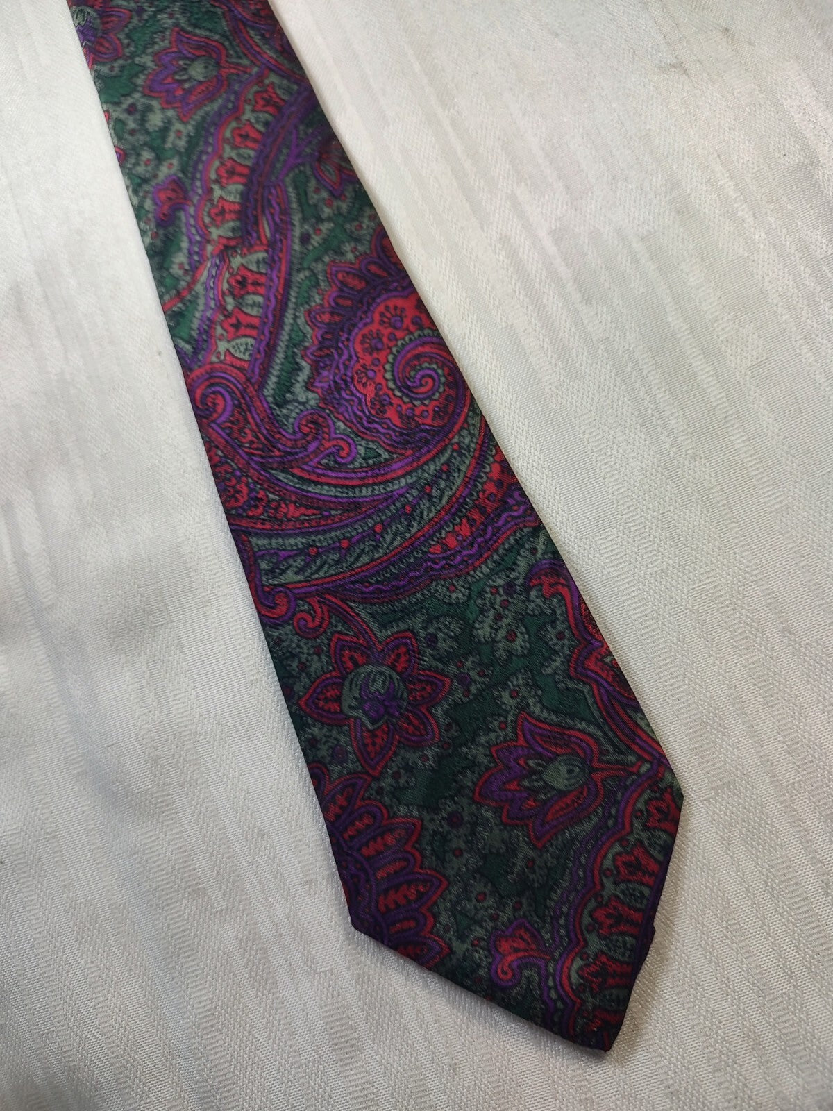 CENCI COLLECTION 100% SILK TIE SETA CRAVATTA NECKTIE MADE IN ITALY CLASSIC