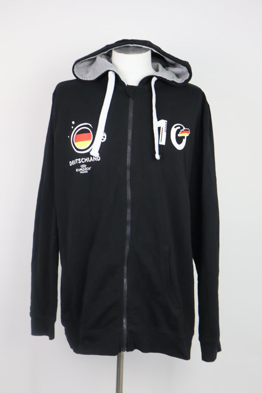 UEFA EURO 2016 GERMANIA FELPA SPORT CALCIO UOMO Tg XXL MAN VINTAGE JACKET