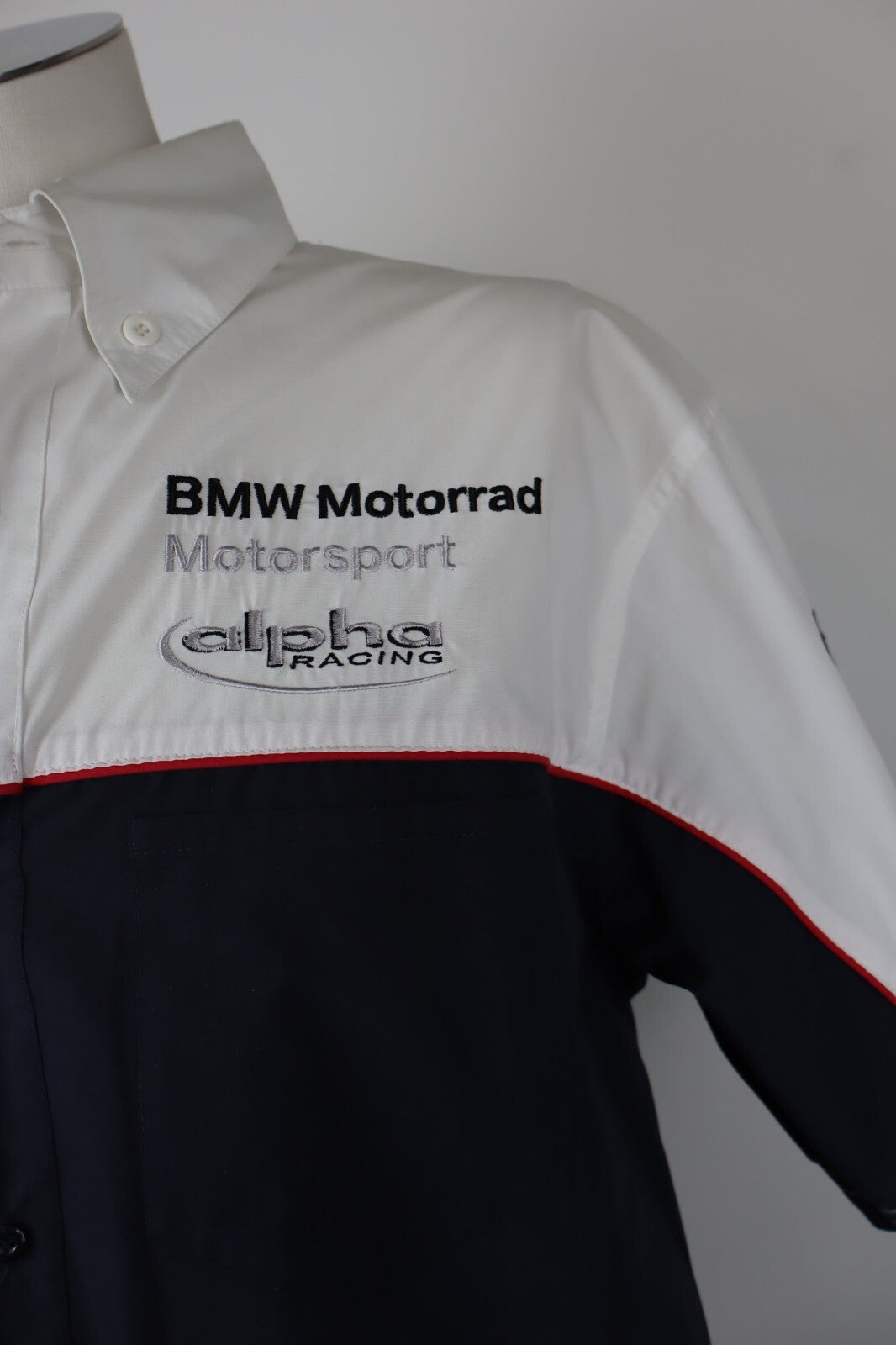 BOMBOOGIE PER ALPHA RACING BMW MOTORRAD CAMICIA SHIRT UOMO TG XL MAN SPORT MOTO