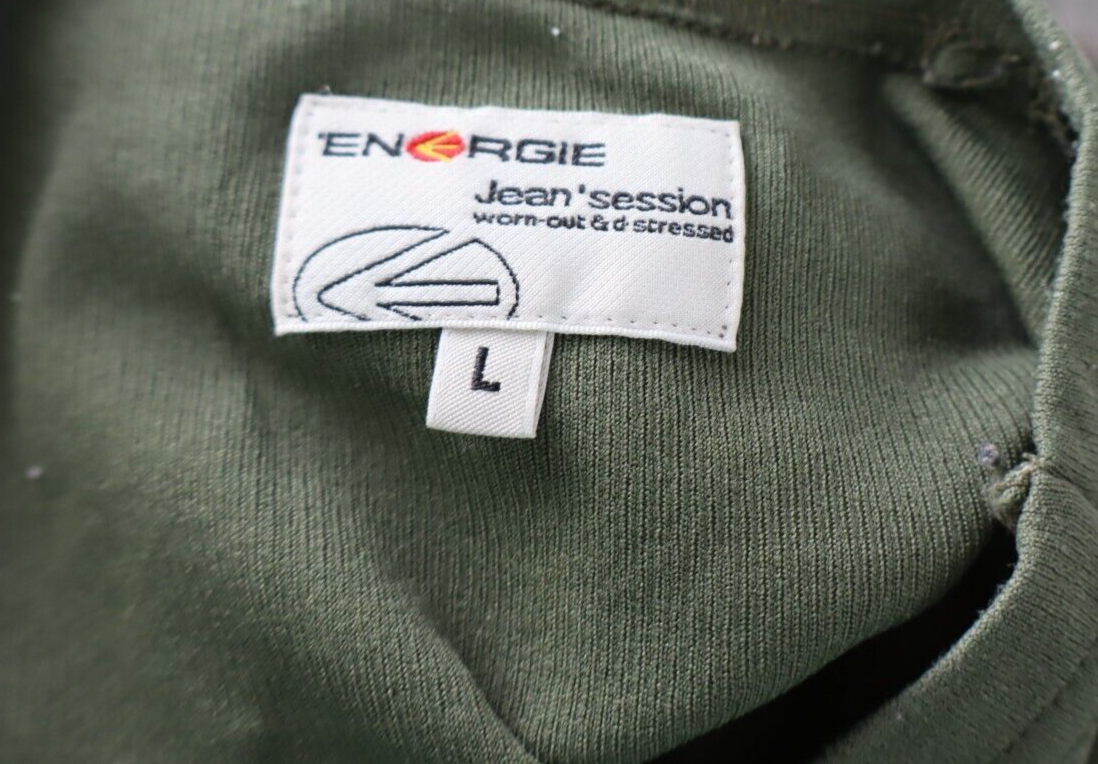 ENERGIE MAGLIA DONNA Tg. L WOMAN T-SHIRT CASUAL VINTAGE