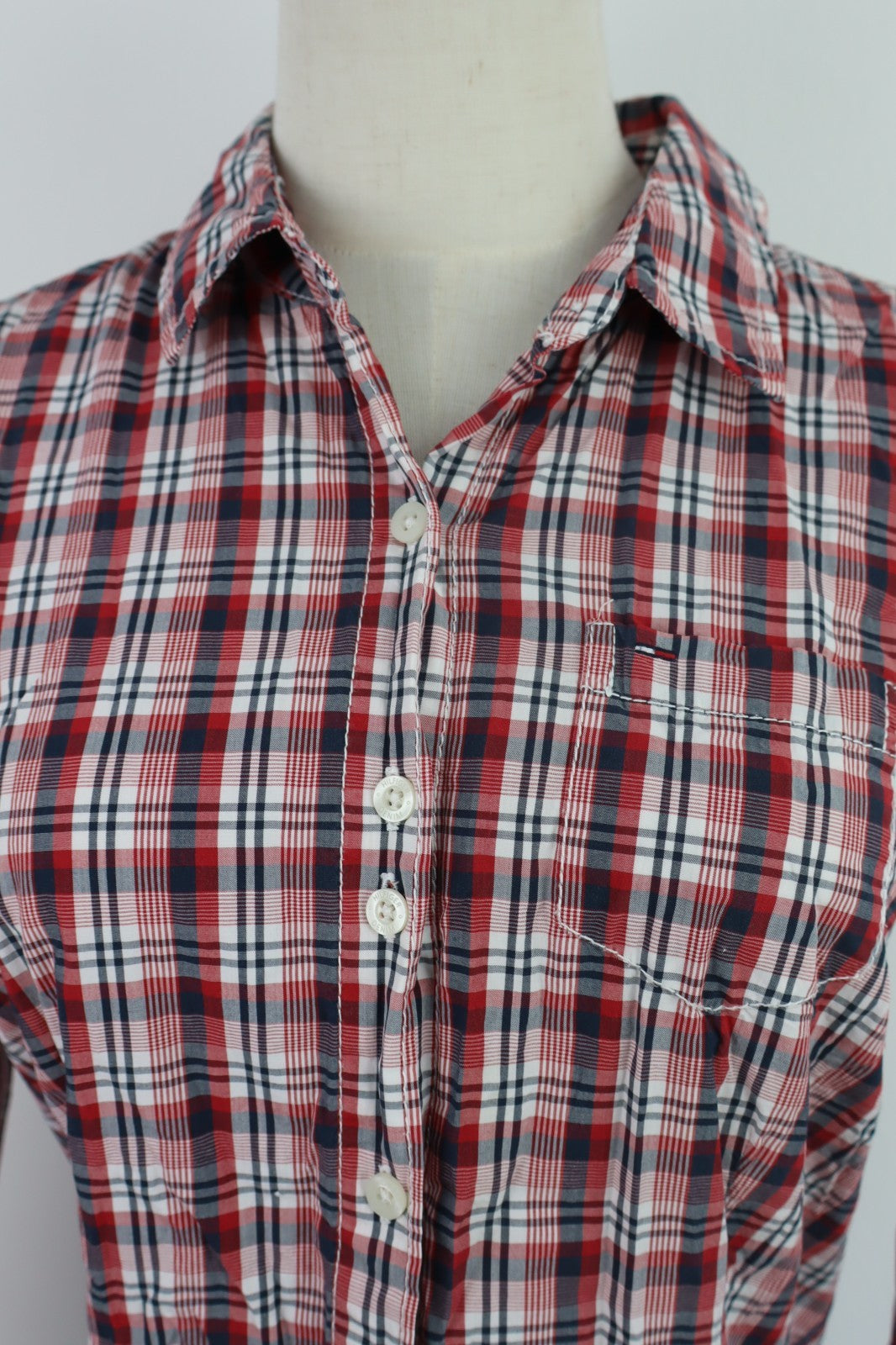 TOMMY HILFIGER DENIM CAMICIA DONNA TG M WOMAN SHIRT CASUAL VINTAGE COTONE