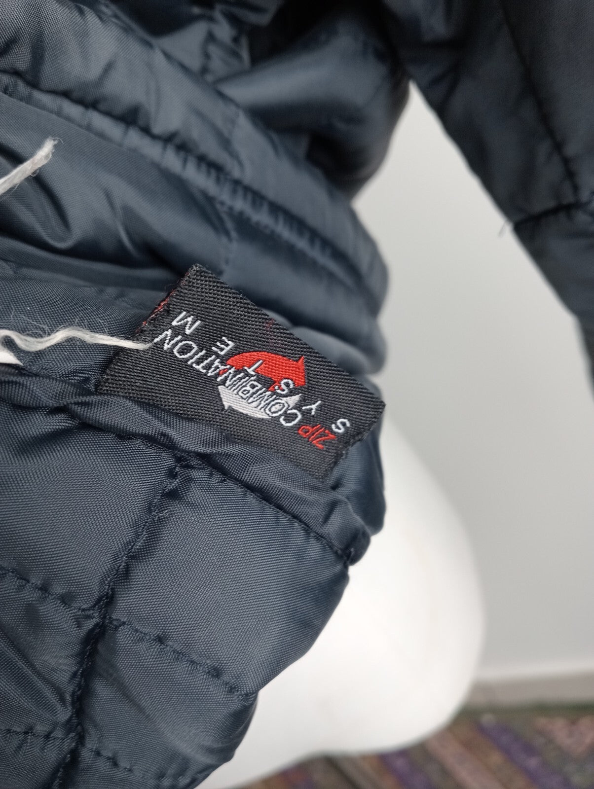 K.WAY GIUBBINO IMBOTTITO NEVE SCII GIACCA UOMO Tg L MAN JACKET VINTAGE