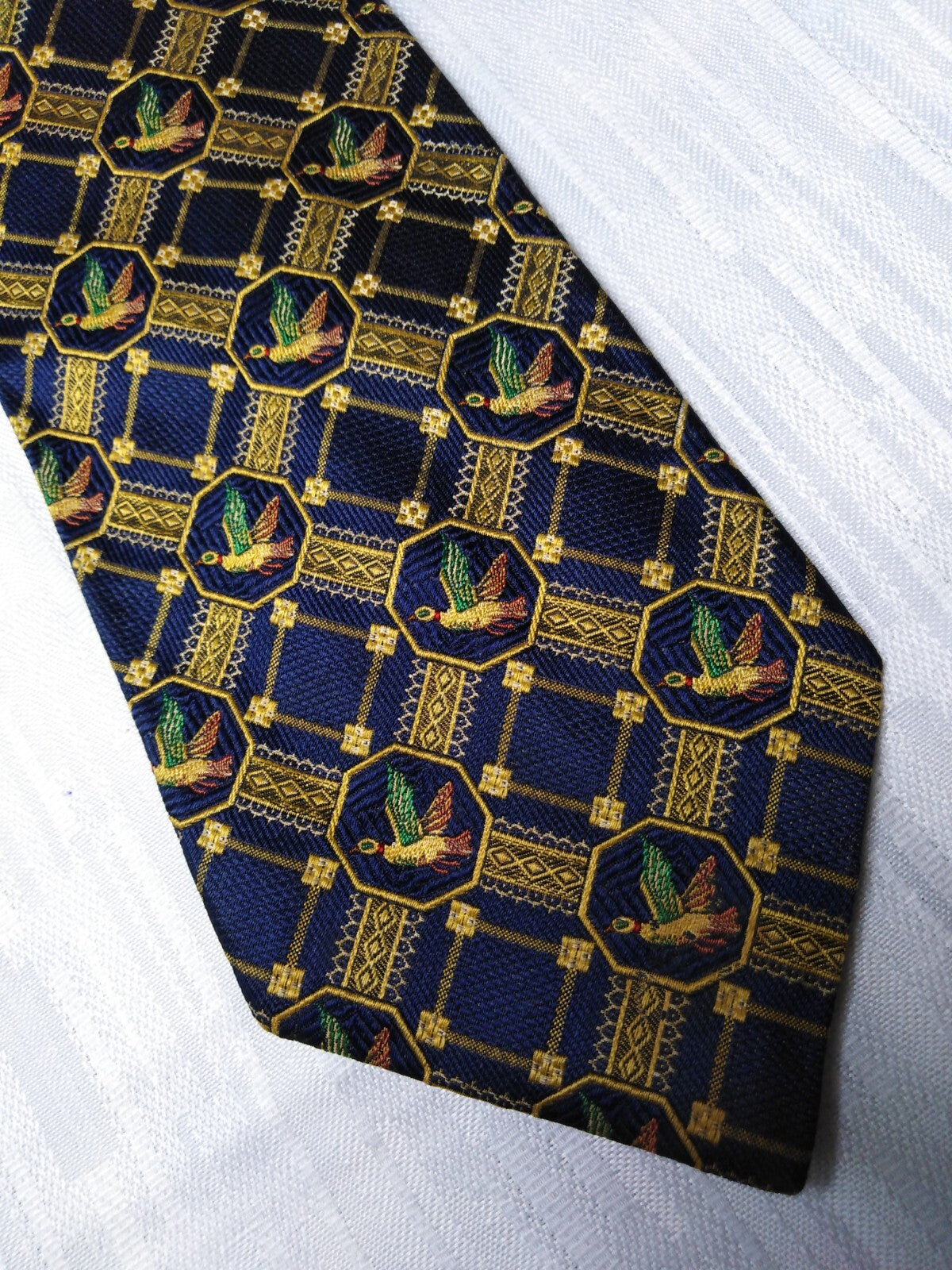 CARNAVAL DE VENISE 100% SILK TIE SETA CRAVATTA NECKTIE MADE IN ITALY