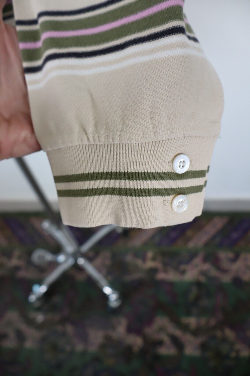 CONTE OF FLORENCE MAGLIA POLO UOMO TG. L MAN POLO SHIRT CASUAL VINTAGE COTONE