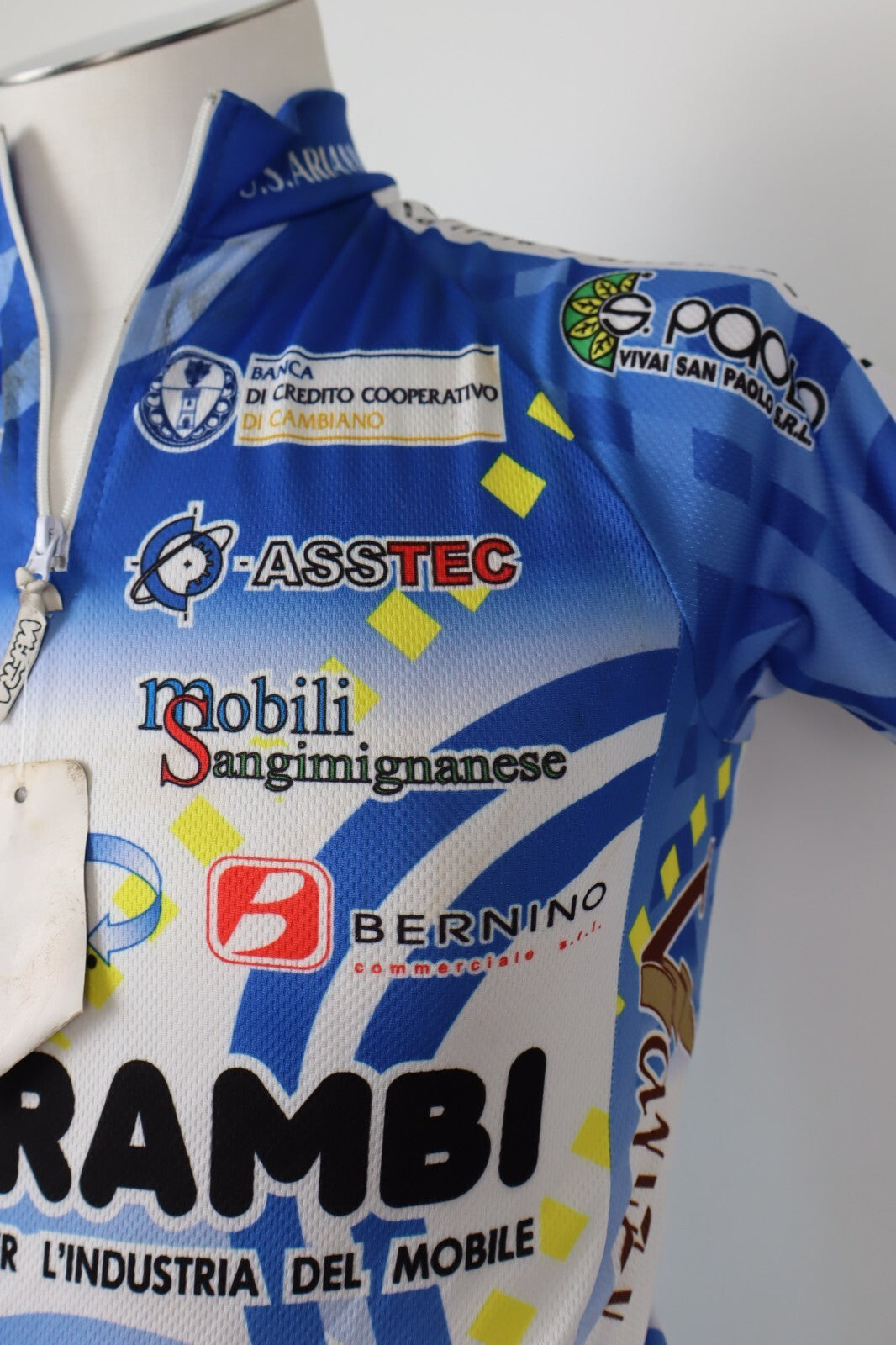 VIFRA MAGLIA CICLISMO CYCLING UOMO TG. 2 MAN SHIRT BIKE SPORT VINTAGE CON TAG