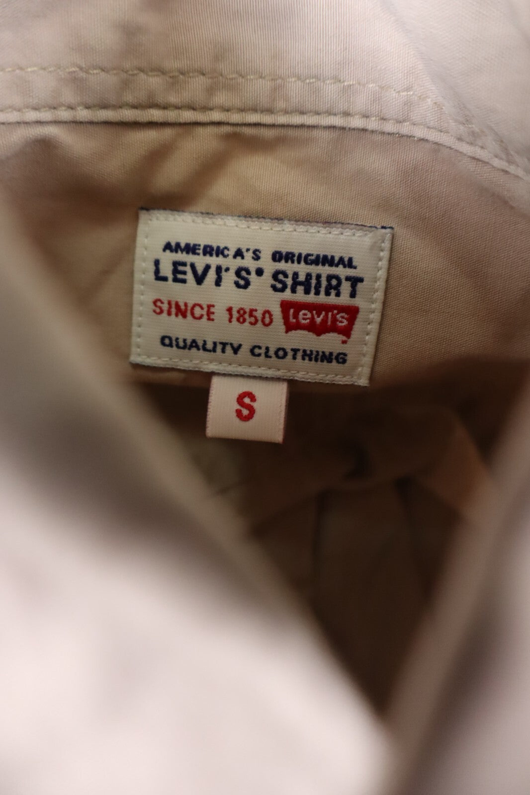 LEVI'S SHIRT CAMICIA UOMO COTONE TG. S  MAN CASUAL VINTAGE SHIRT COTTON