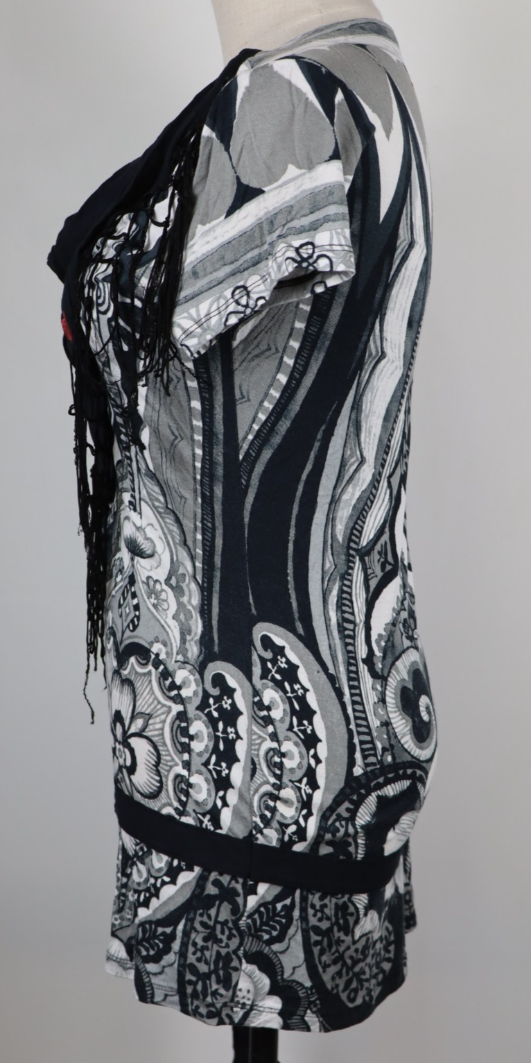 DESIGUAL VESTITO DONNA TG. 42 WOMAN CASUAL VINTAGE DRESS ABITO