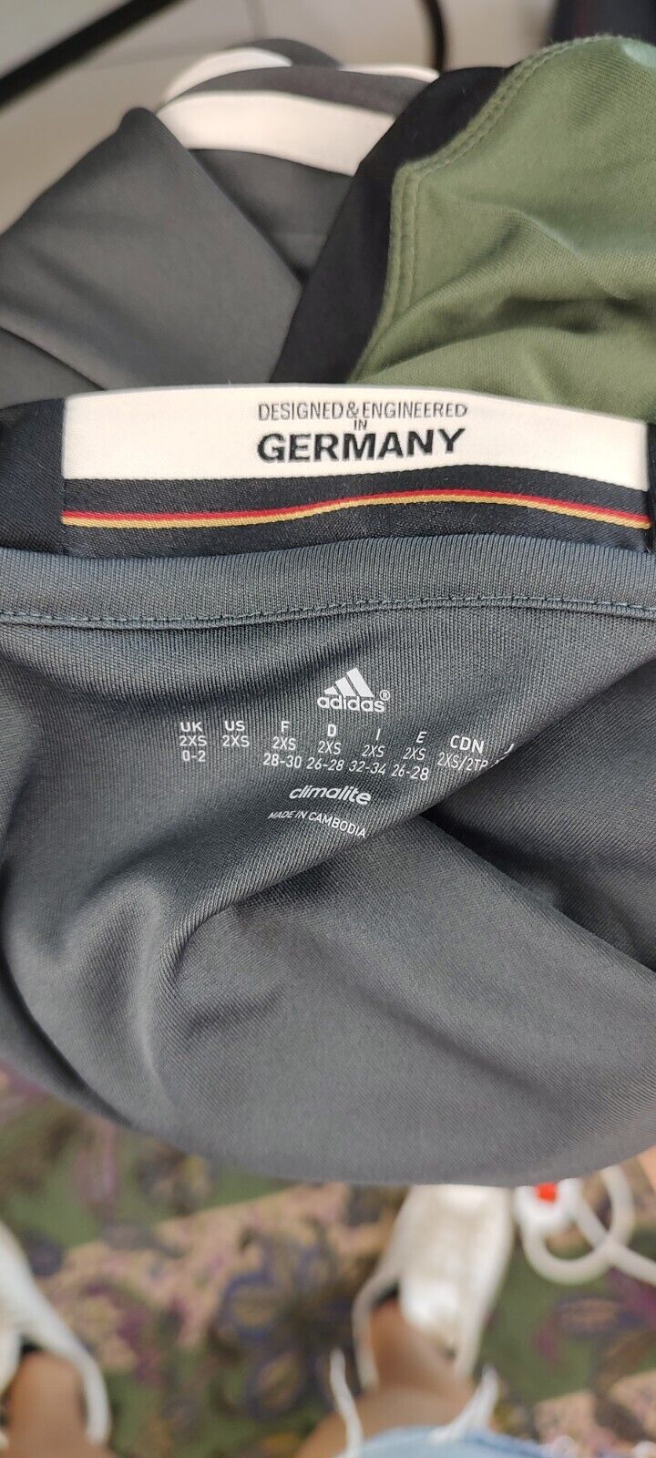 ADIDAS GERMANY MAGLIA CALCIO DONNA Tg 2XS WOMEN SOCCER VINTAGE JERSEY