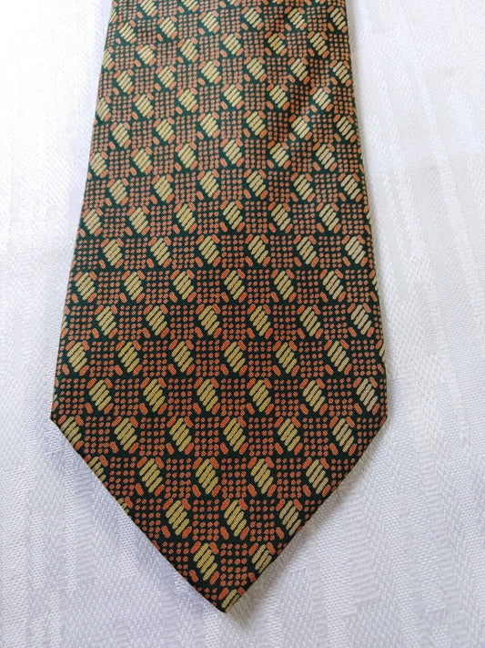 PROCHOWNICK 100% SILK TIE SETA CRAVATTA NECKTIE MADE IN ITALIA CLASSIC