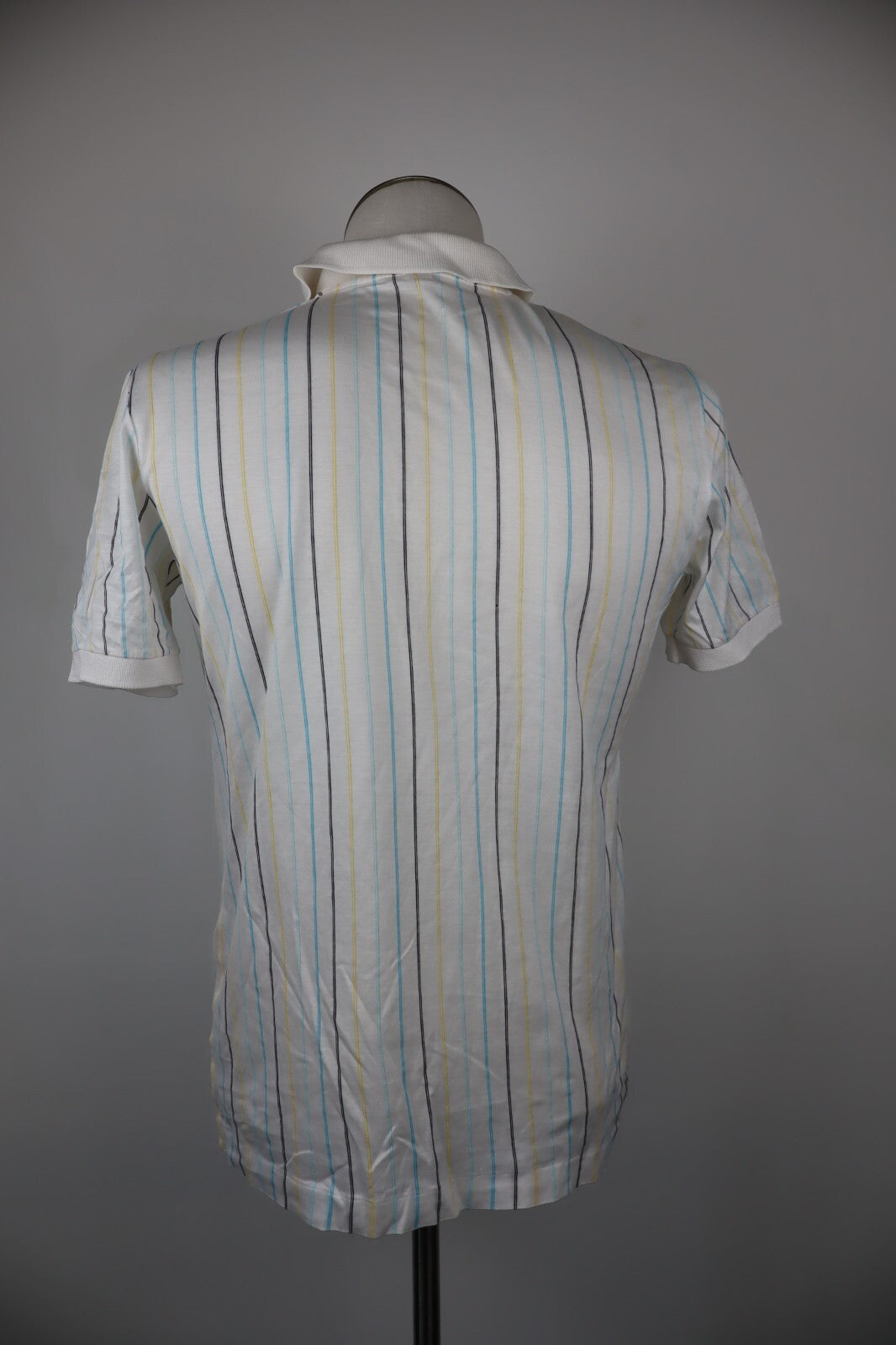 AUSTRALIAN MAGLIA POLO A RIGHE T-SHIRT UOMO TG. 50 MAN CASUAL VINTAGE  COTONE