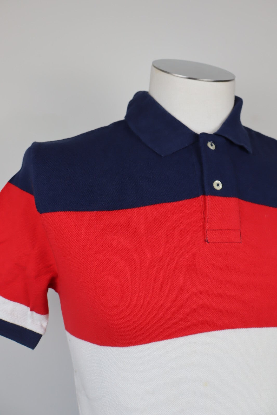 RALPH LAUREN MAGLIA POLO RAGAZZO COTONE TG L 14 16 ANNI BOY SHIRT CASUAL VINTAGE