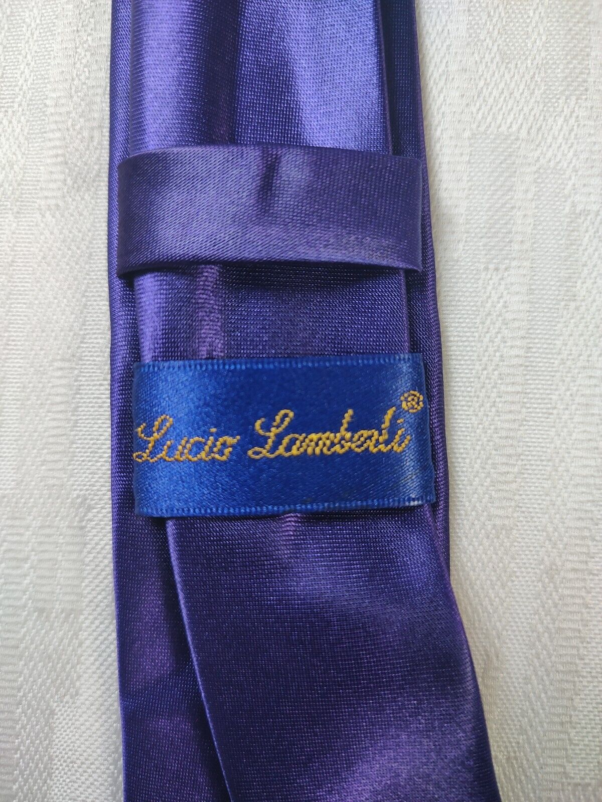 LUCIO LAMBERTI 100% SILK TIE SETA CRAVATTA NECKTIE MADE IN ITALIA CLASSIC